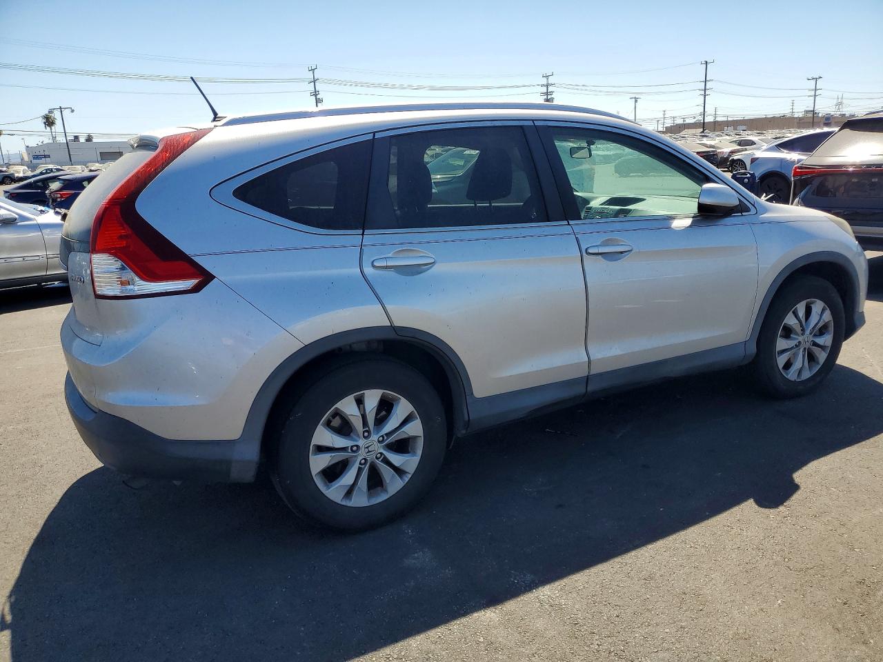 2013 Honda Cr-v Exl Silver vin: 2HKRM4H78DH675348