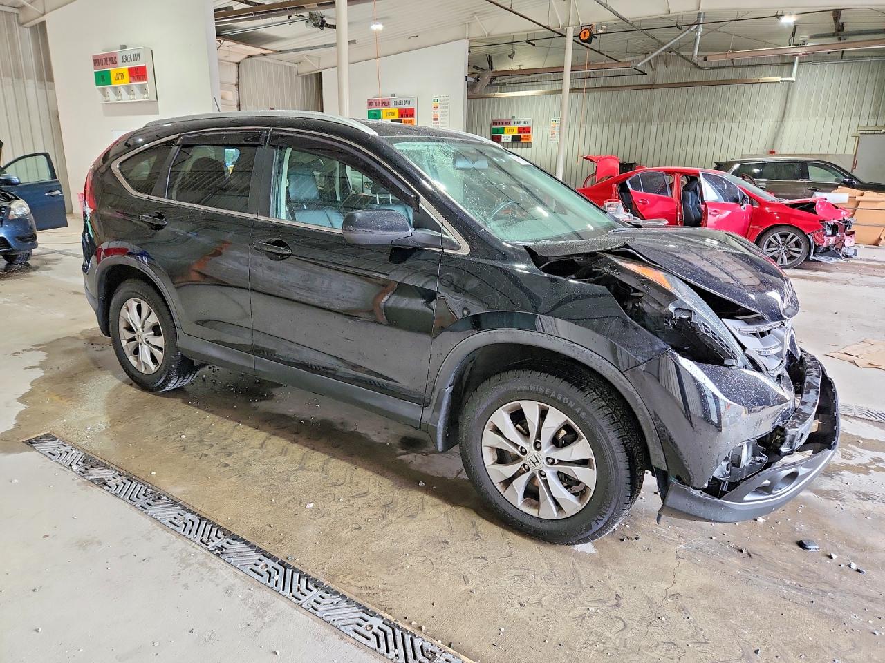 2013 Honda Cr-v Exl Black vin: 2HKRM4H78DH682400