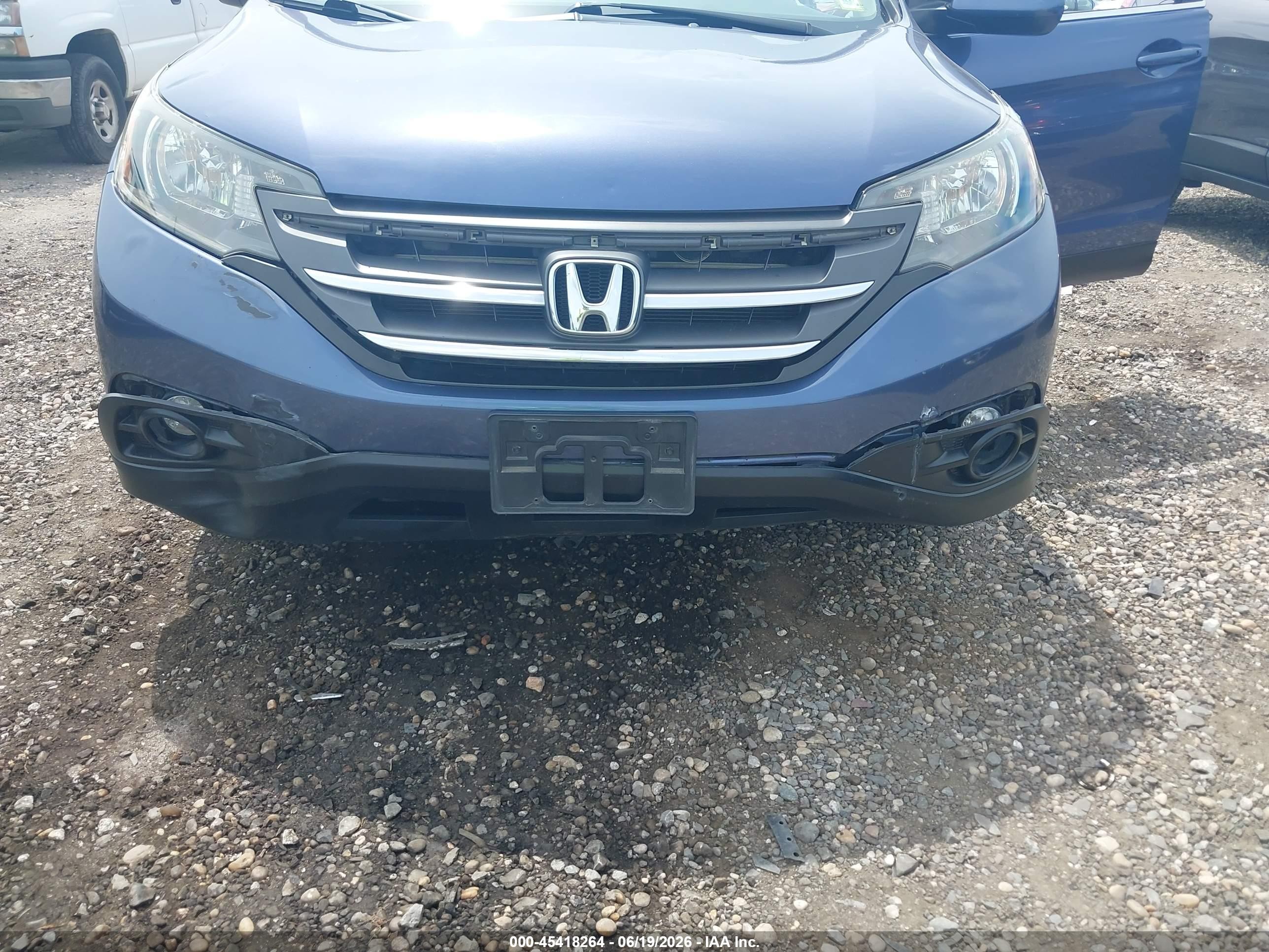 2013 Honda Cr-v Ex-l Синий vin: 2HKRM4H78DH686866