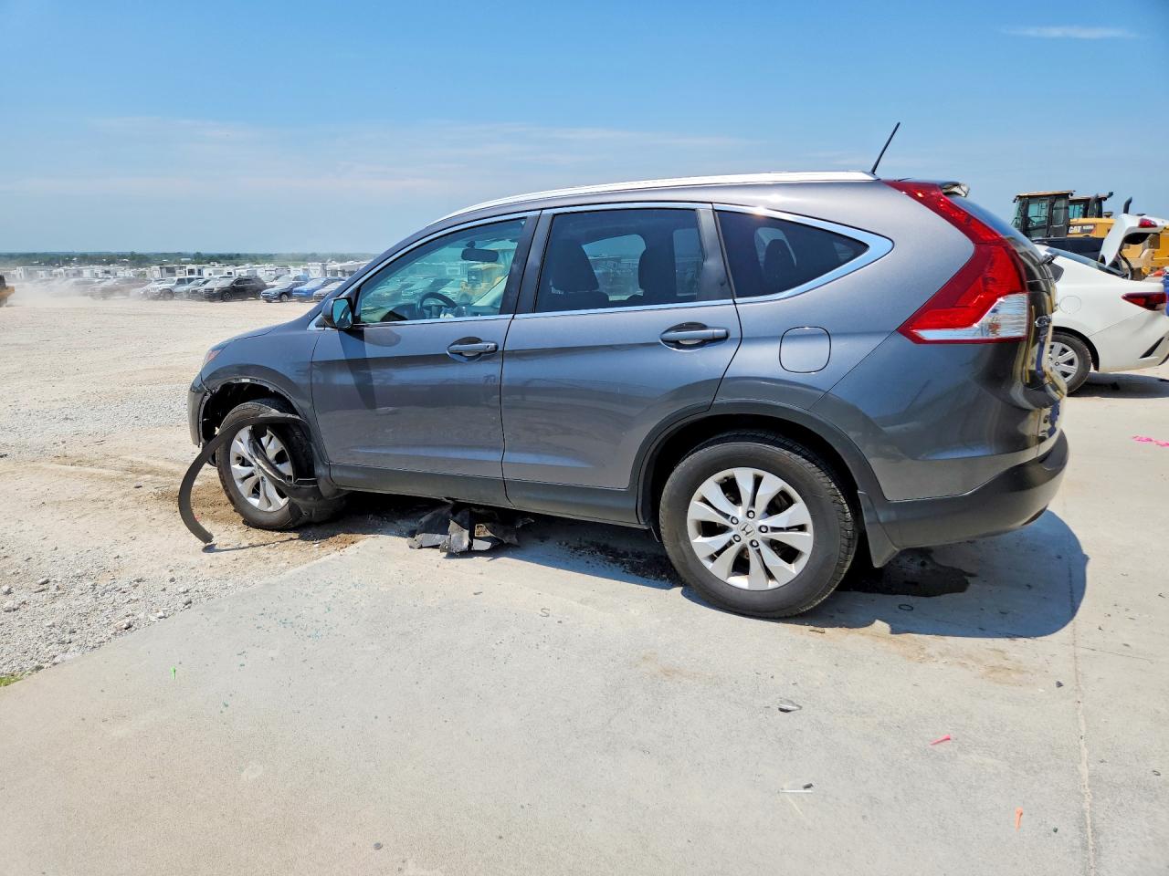 2014 Honda Cr-v Exl Gray vin: 2HKRM4H78EH614955