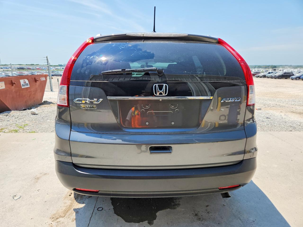 2014 Honda Cr-v Exl Gray vin: 2HKRM4H78EH614955