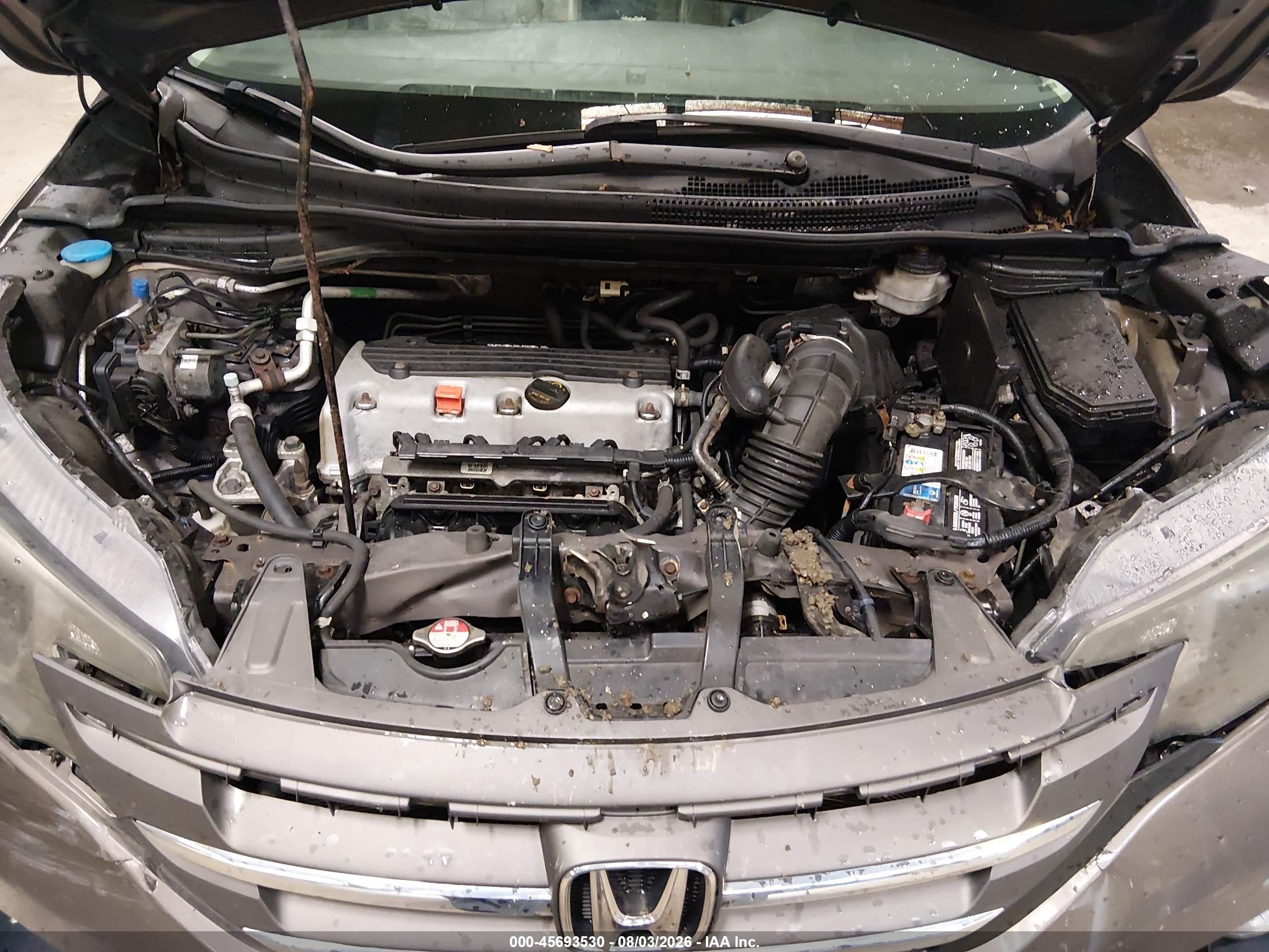 2014 Honda Cr-v Ex-l Gray vin: 2HKRM4H78EH630282