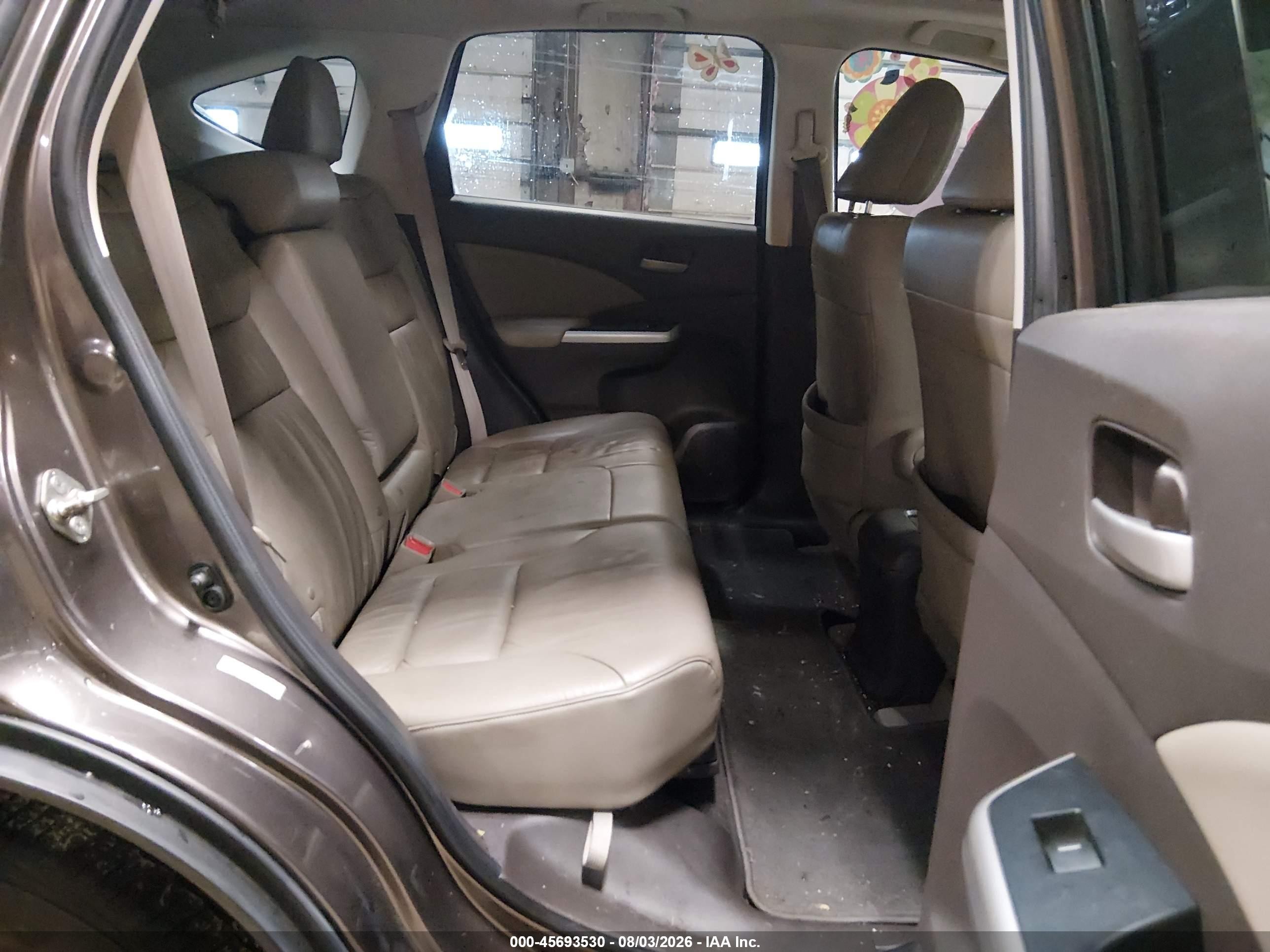 2014 Honda Cr-v Ex-l Gray vin: 2HKRM4H78EH630282