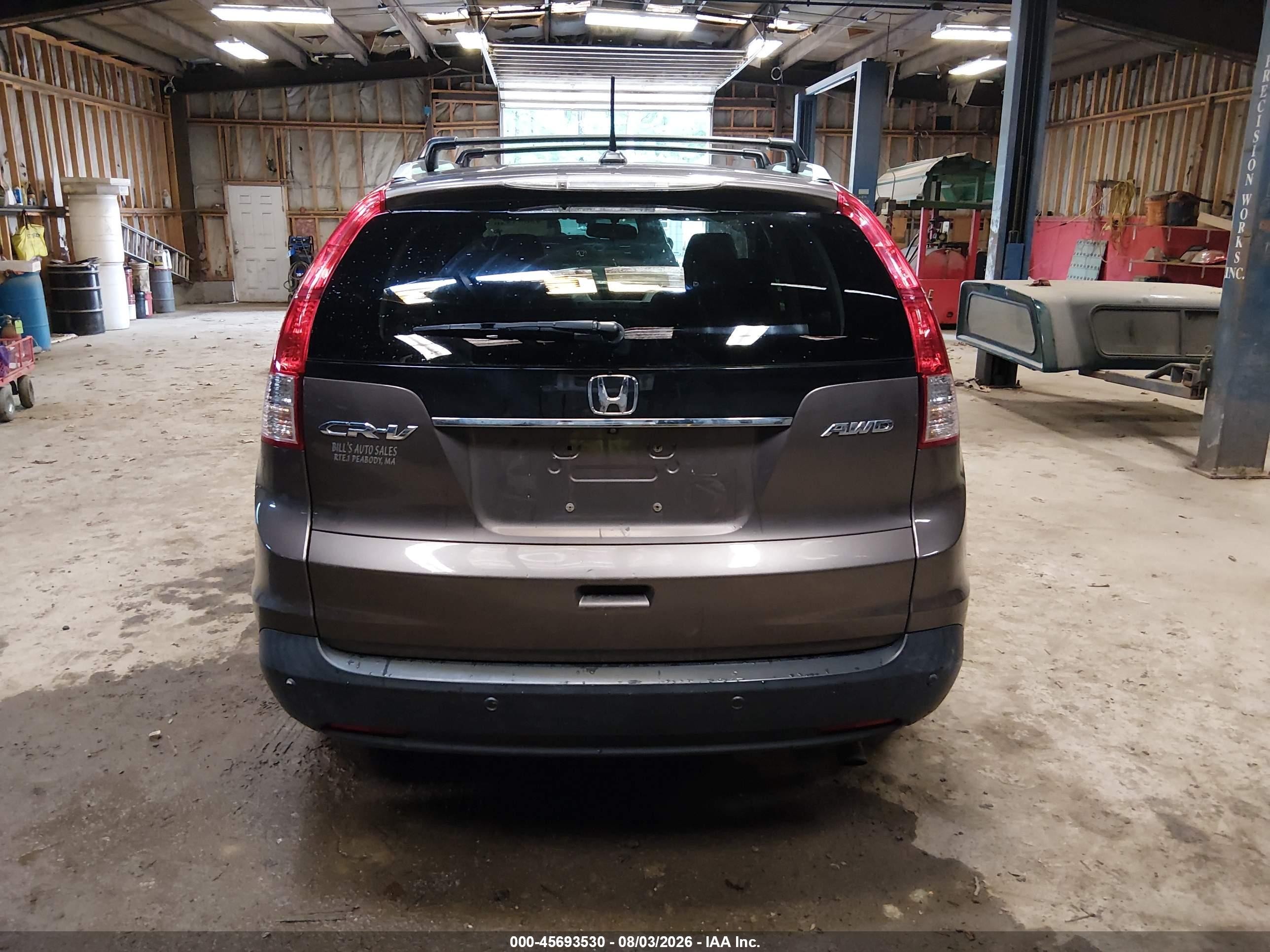2014 Honda Cr-v Ex-l Gray vin: 2HKRM4H78EH630282