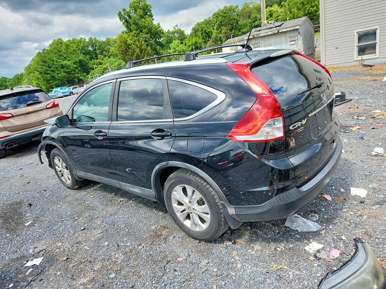 2014 Honda Cr-v Exl Черный vin: 2HKRM4H78EH632596