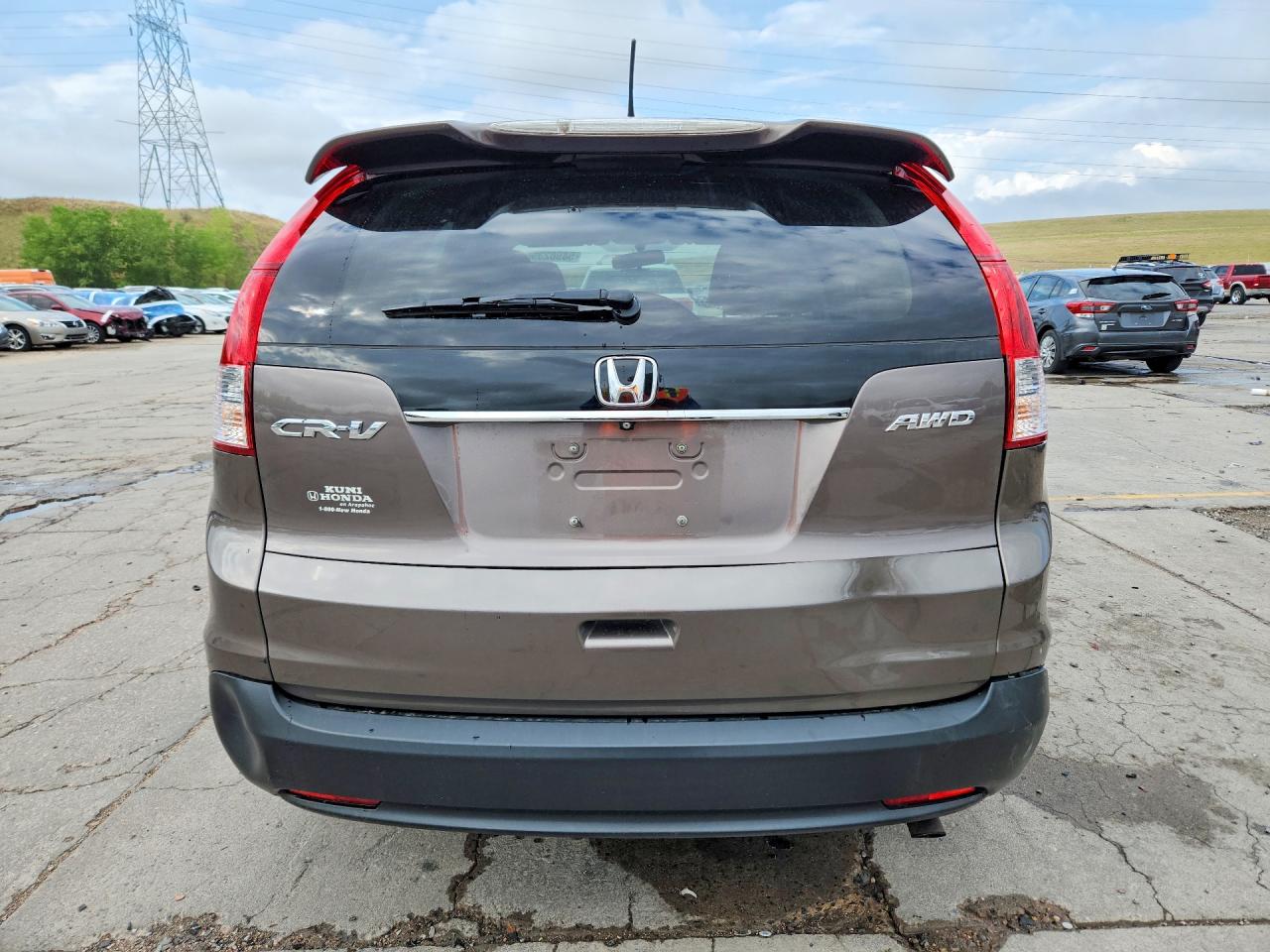 2014 Honda Cr-v Exl Brown vin: 2HKRM4H78EH633568