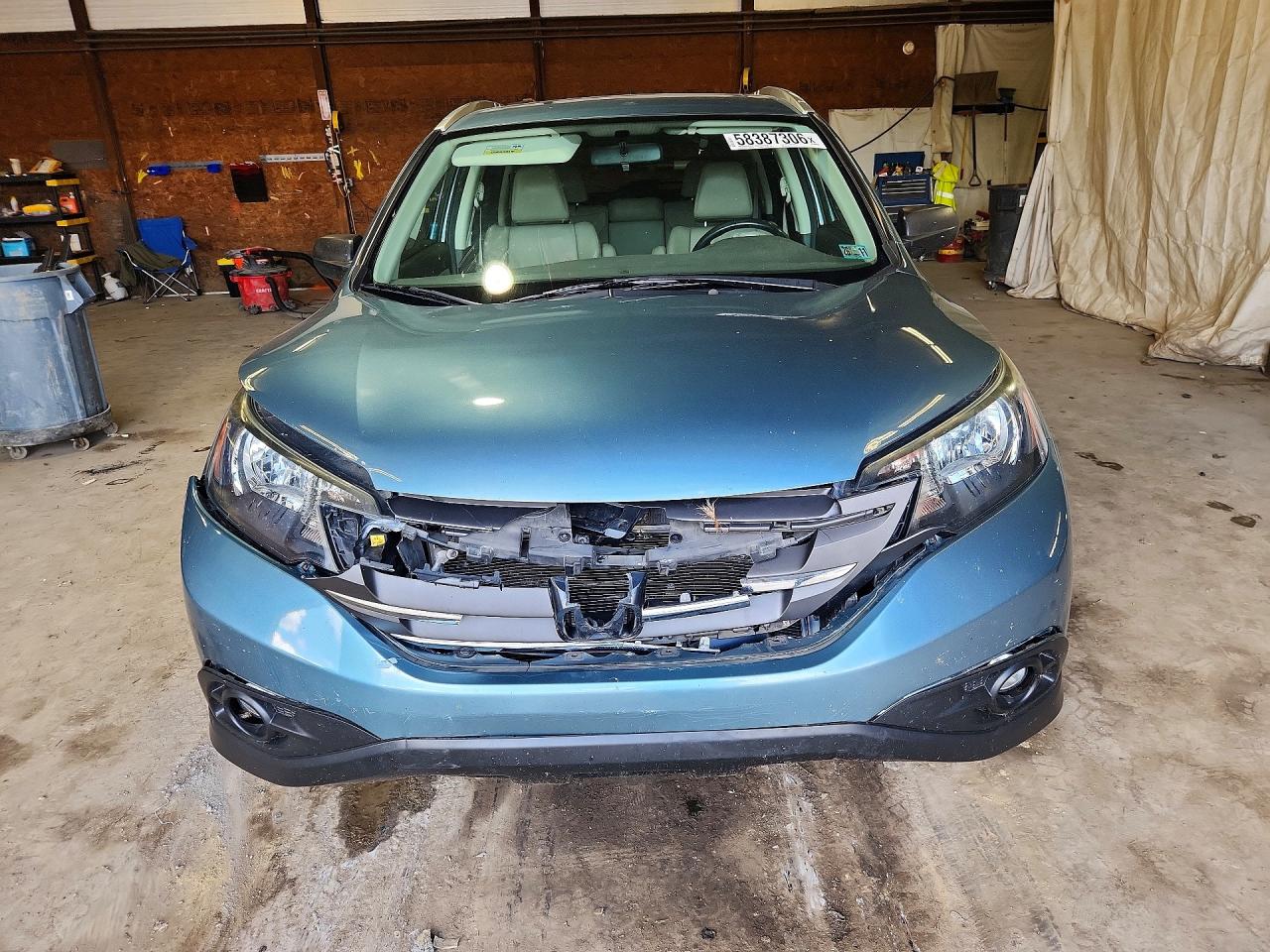 2014 Honda Cr-v Exl Синий vin: 2HKRM4H78EH647146