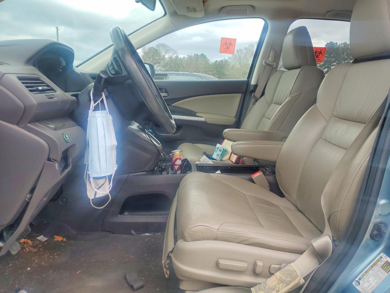 2014 Honda Cr-v Exl Blue vin: 2HKRM4H78EH668451
