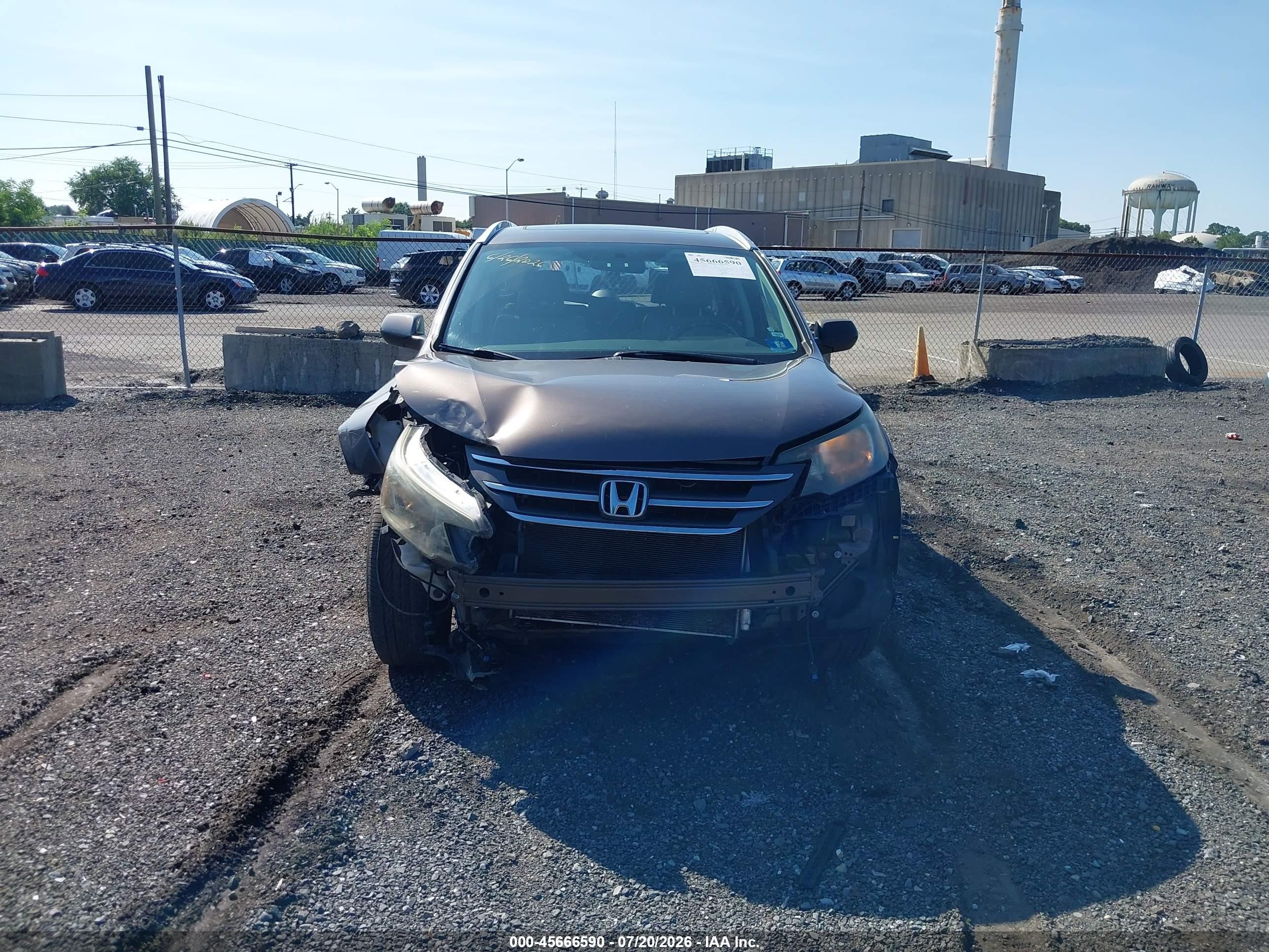 2014 Honda Cr-v Ex-l Brown vin: 2HKRM4H78EH681202