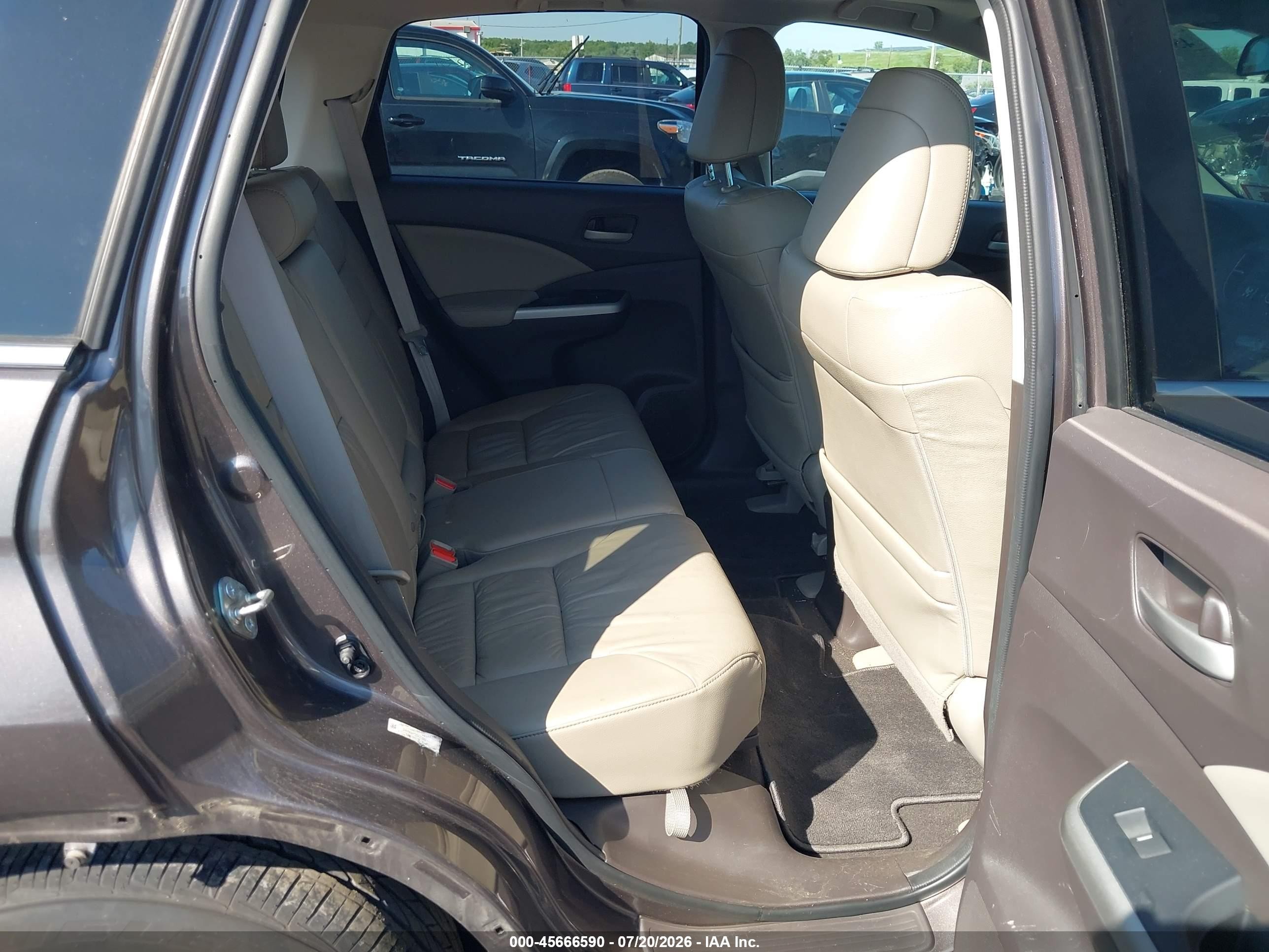 2014 Honda Cr-v Ex-l Brown vin: 2HKRM4H78EH681202