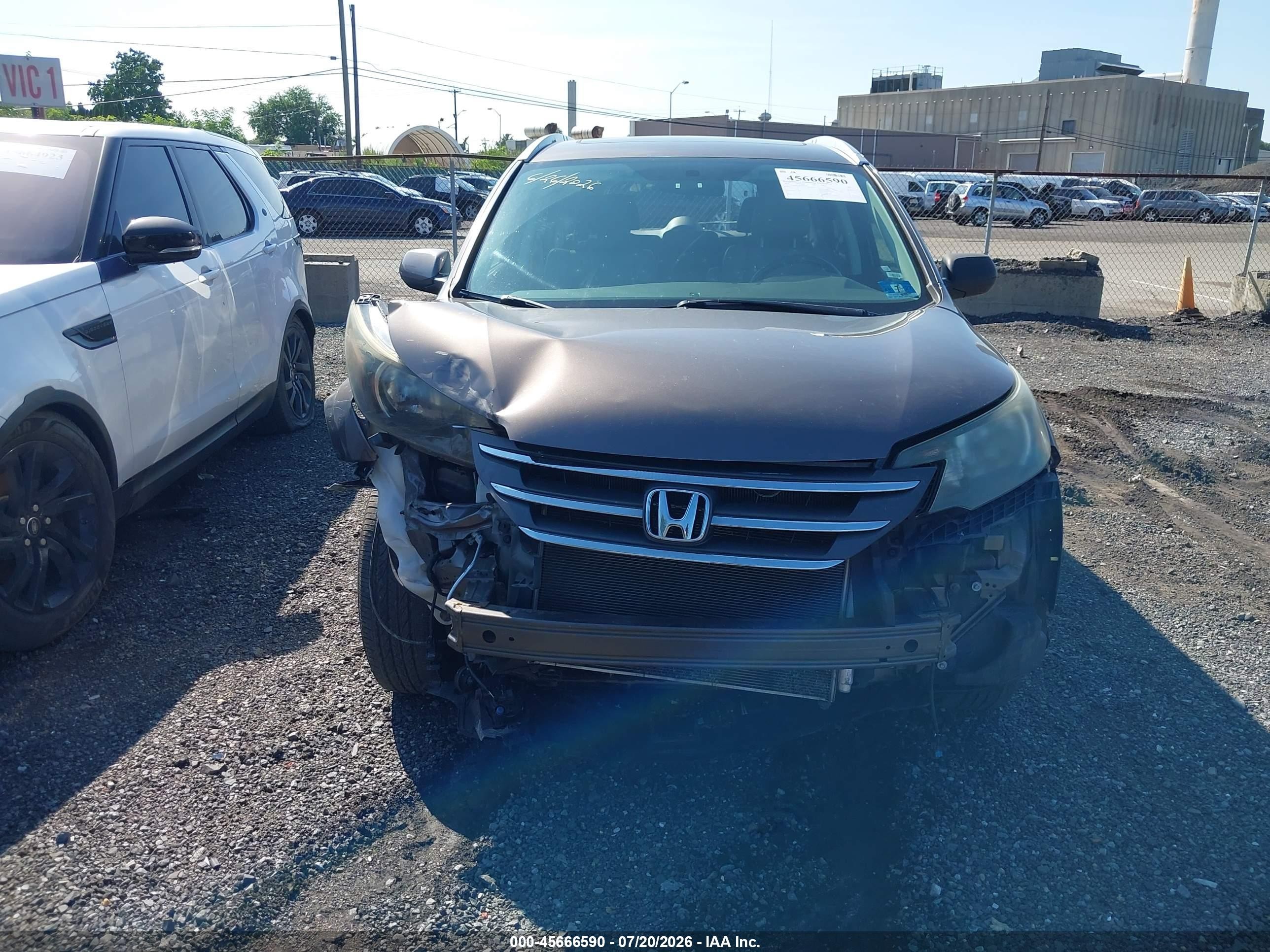 2014 Honda Cr-v Ex-l Brown vin: 2HKRM4H78EH681202