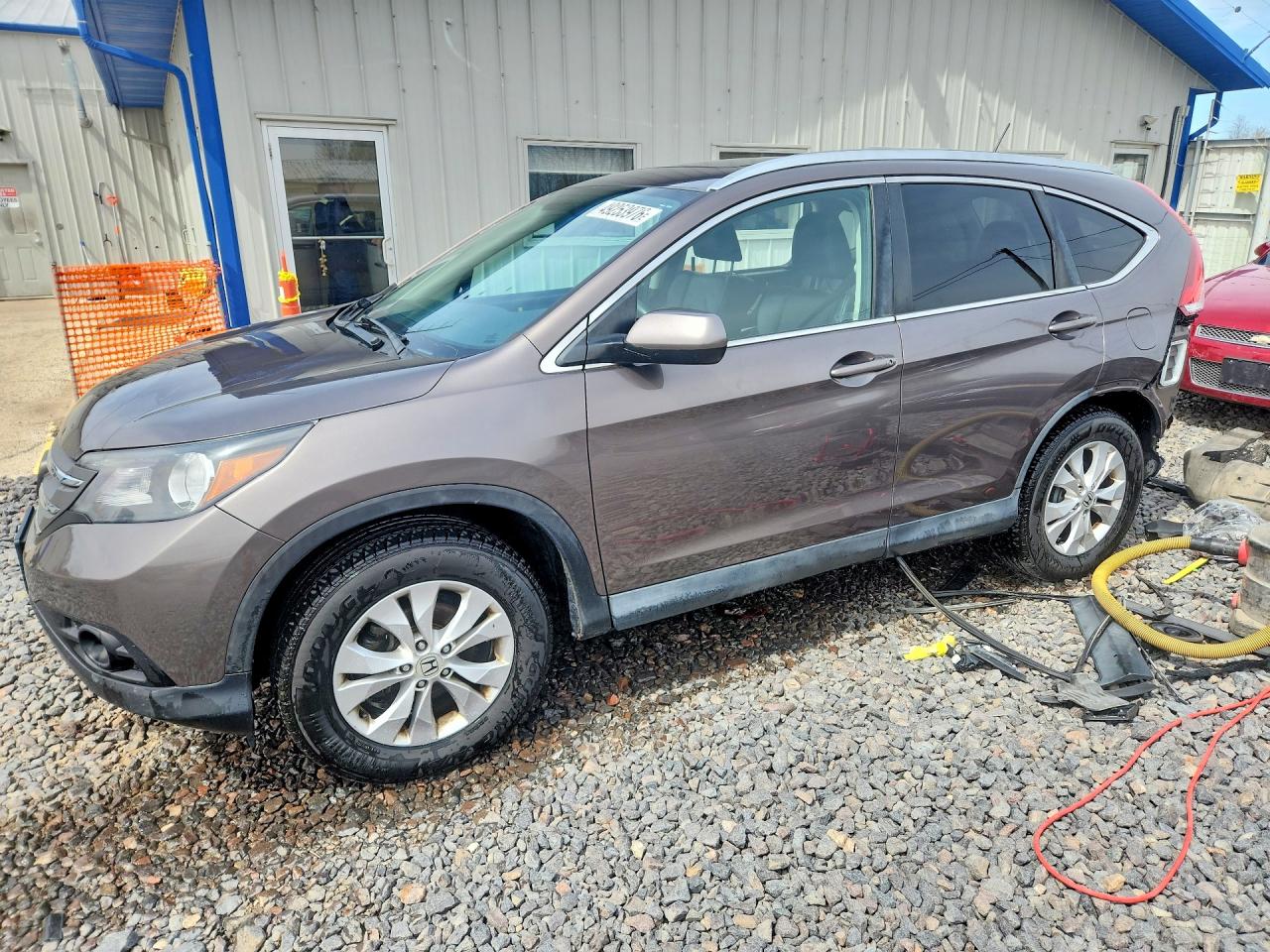 2014 Honda Cr-v Exl Gray vin: 2HKRM4H78EH691552