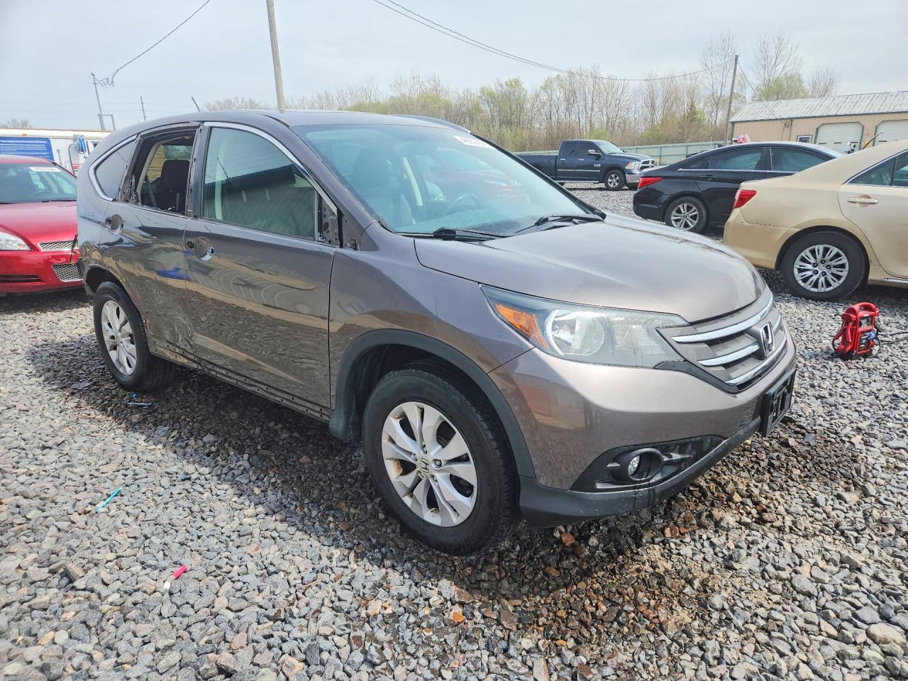 2014 Honda Cr-v Exl Gray vin: 2HKRM4H78EH691552