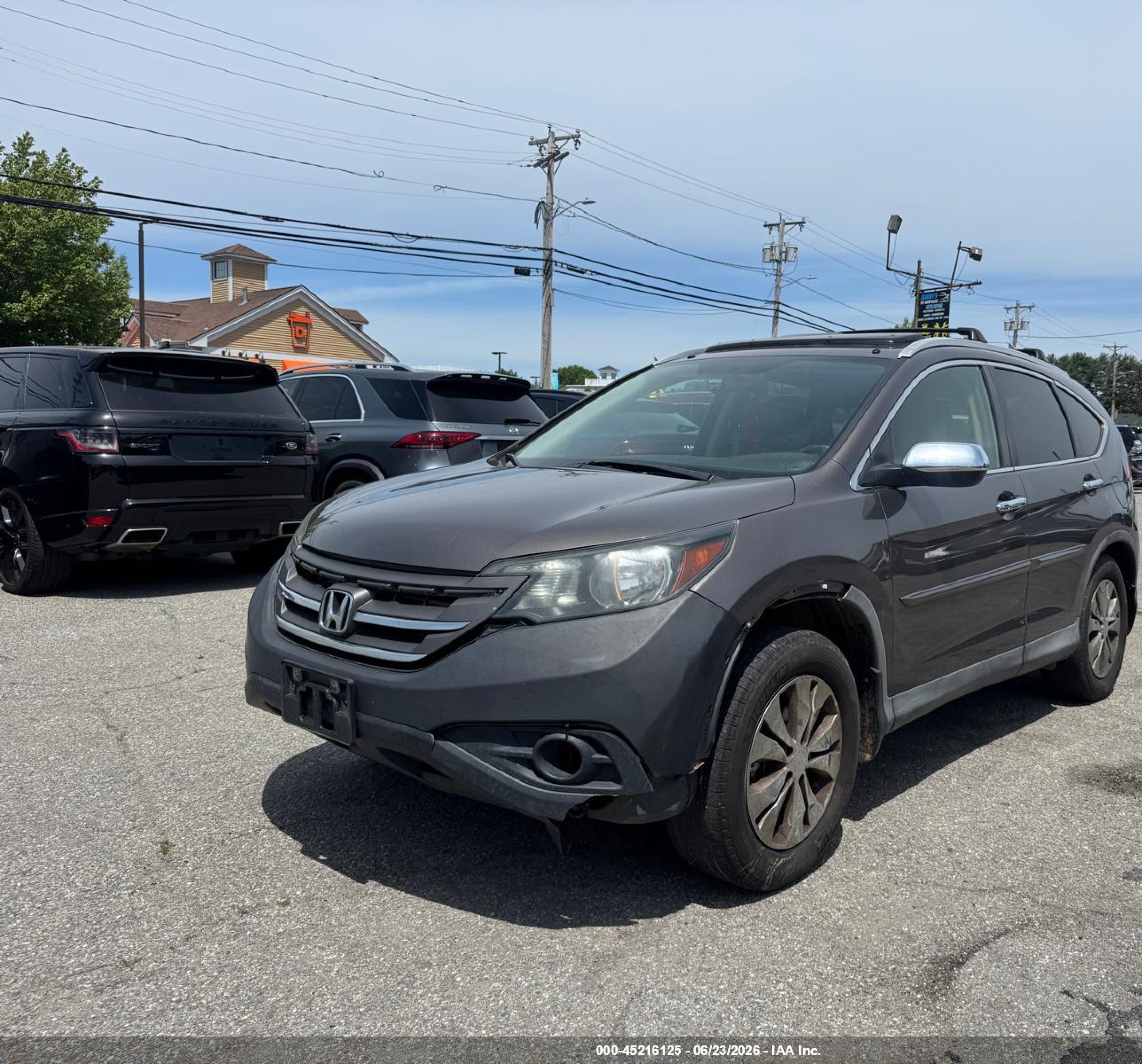 2014 Honda Cr-v Ex-l Brown vin: 2HKRM4H78EH701593