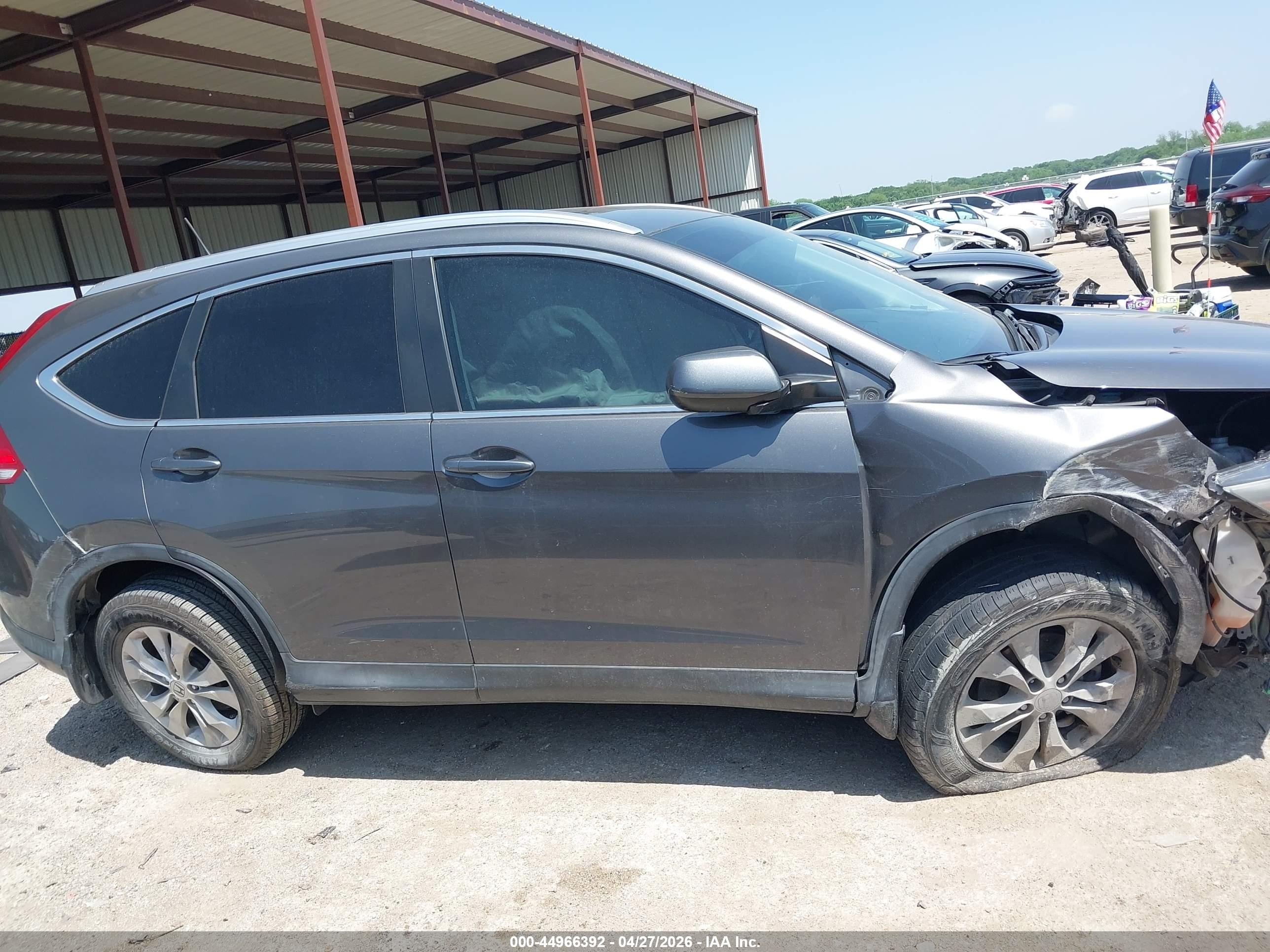 2014 Honda Cr-v Ex-l Серый vin: 2HKRM4H78EH707507