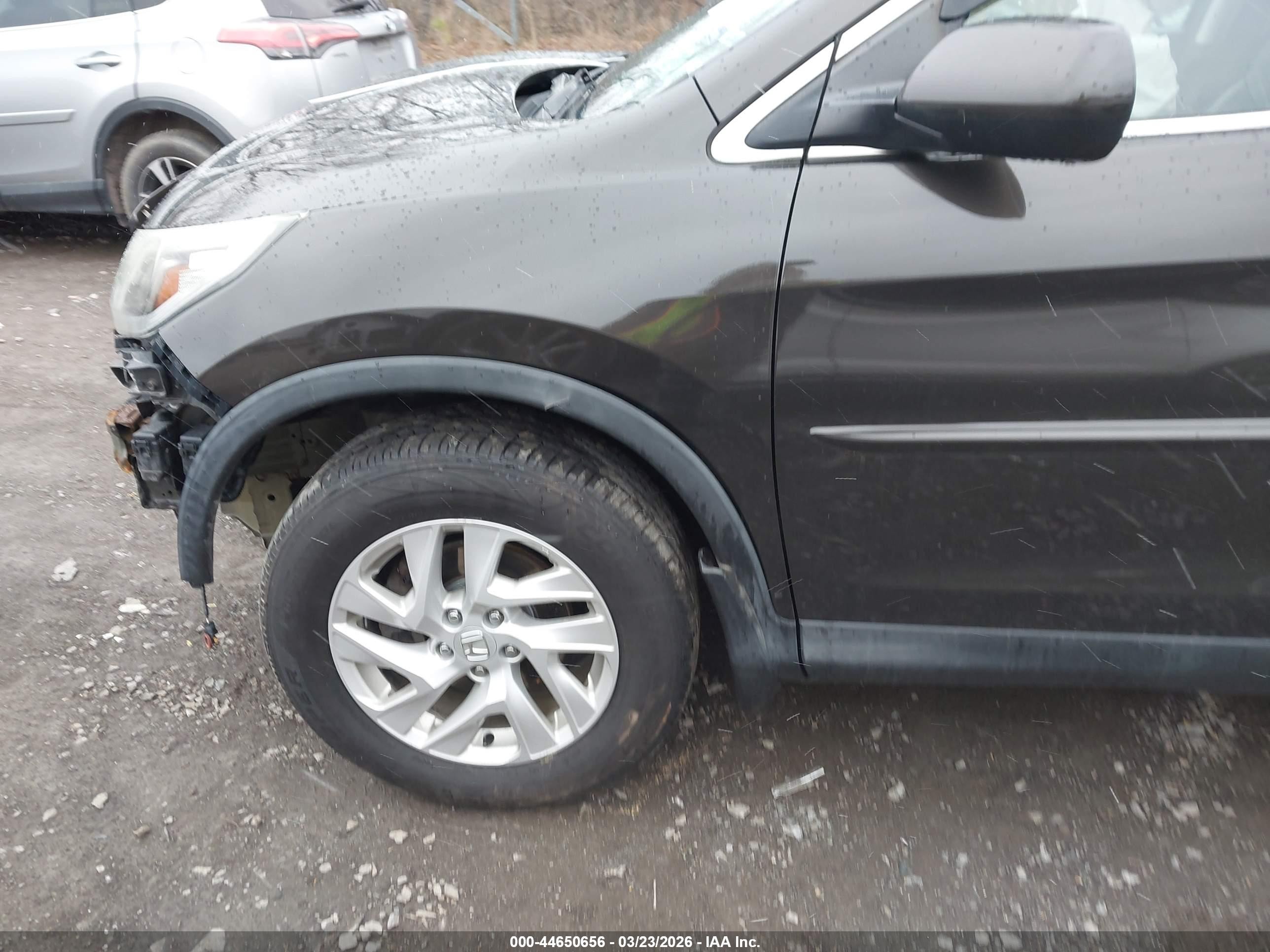 2015 Honda Cr-v Ex-l Brown vin: 2HKRM4H78FH609420