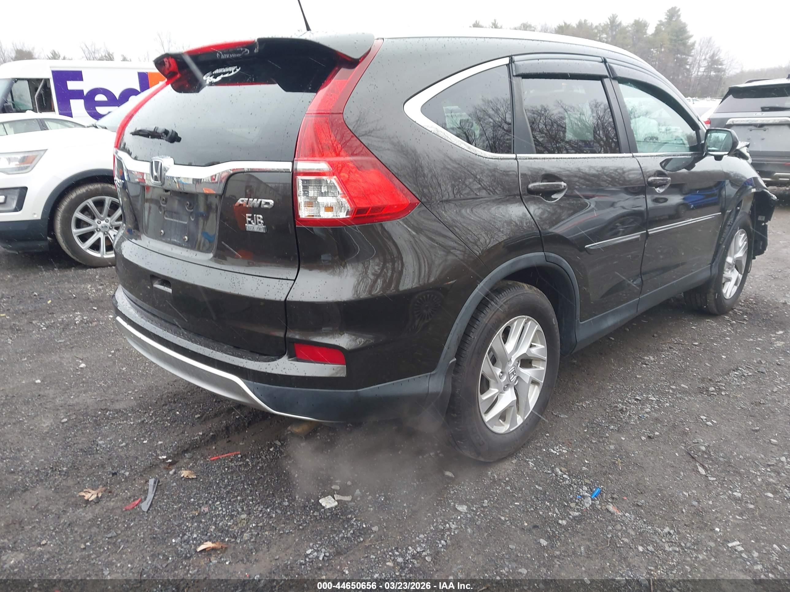 2015 Honda Cr-v Ex-l Brown vin: 2HKRM4H78FH609420