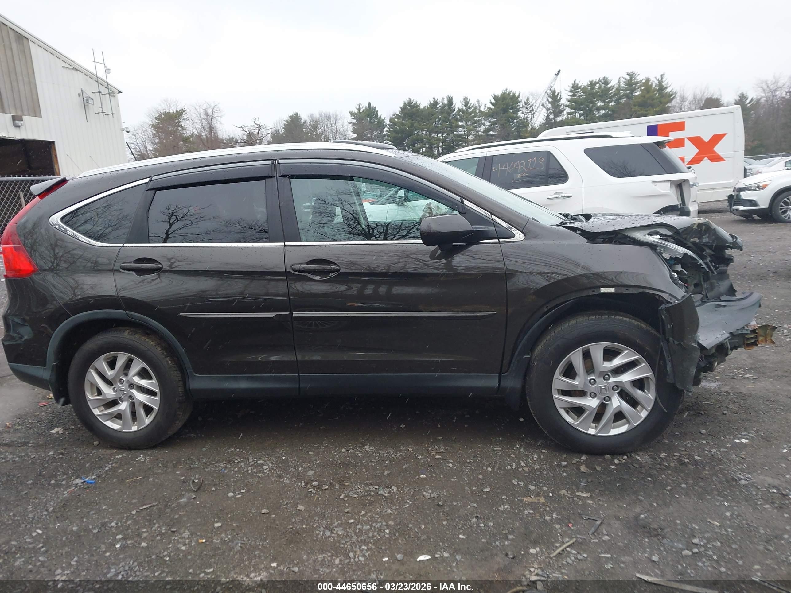 2015 Honda Cr-v Ex-l Brown vin: 2HKRM4H78FH609420