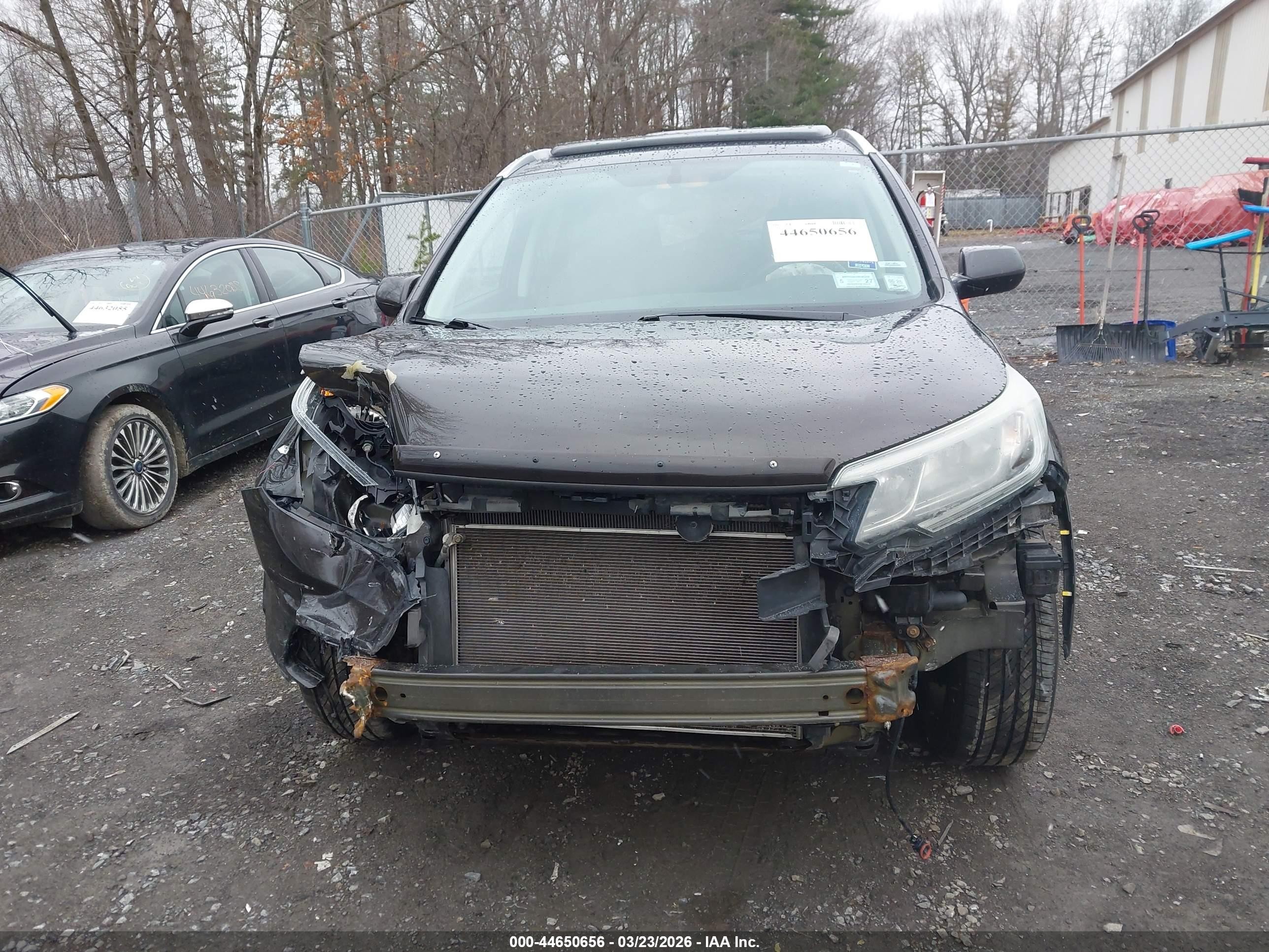 2015 Honda Cr-v Ex-l Brown vin: 2HKRM4H78FH609420