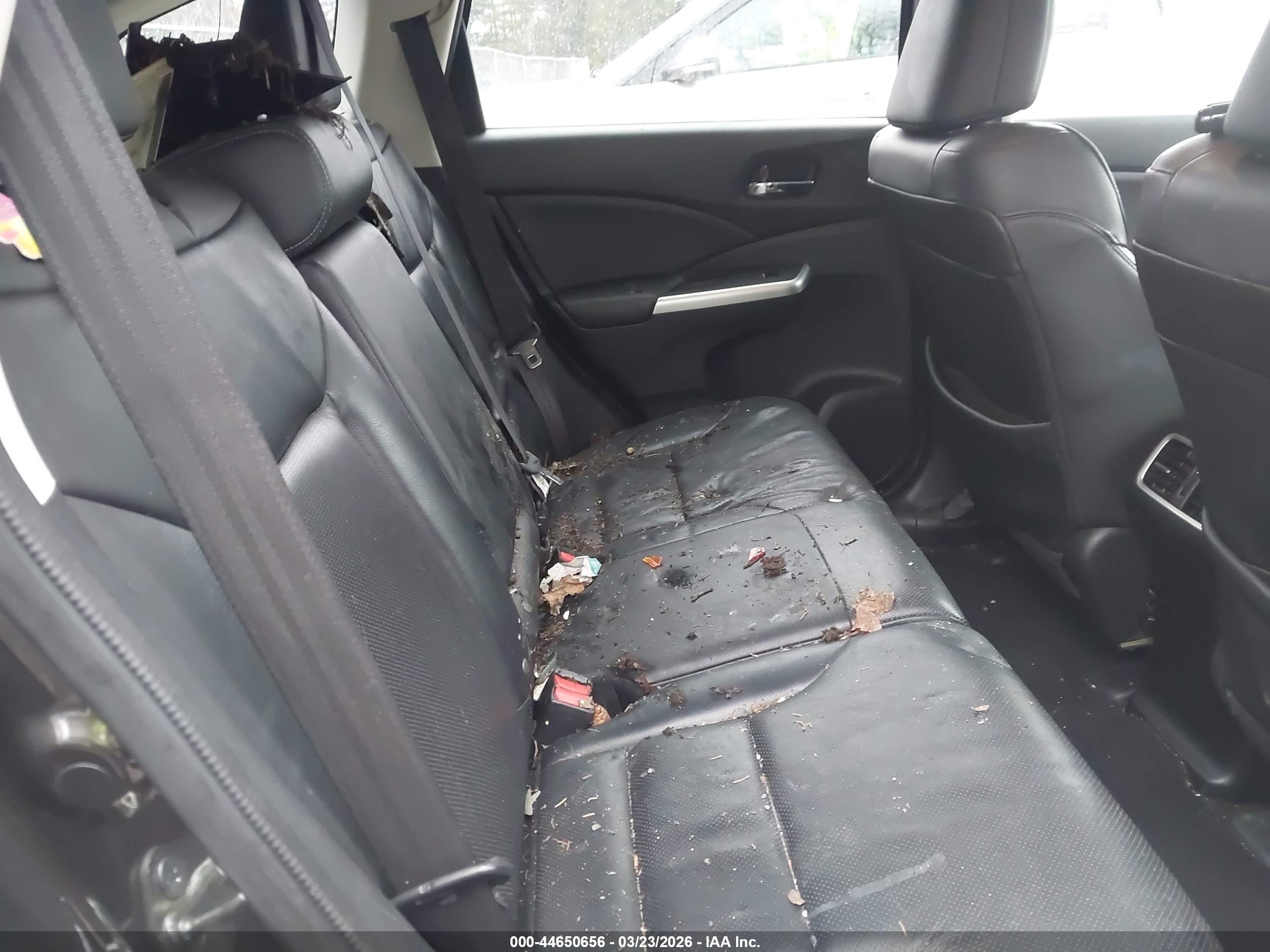2015 Honda Cr-v Ex-l Brown vin: 2HKRM4H78FH609420