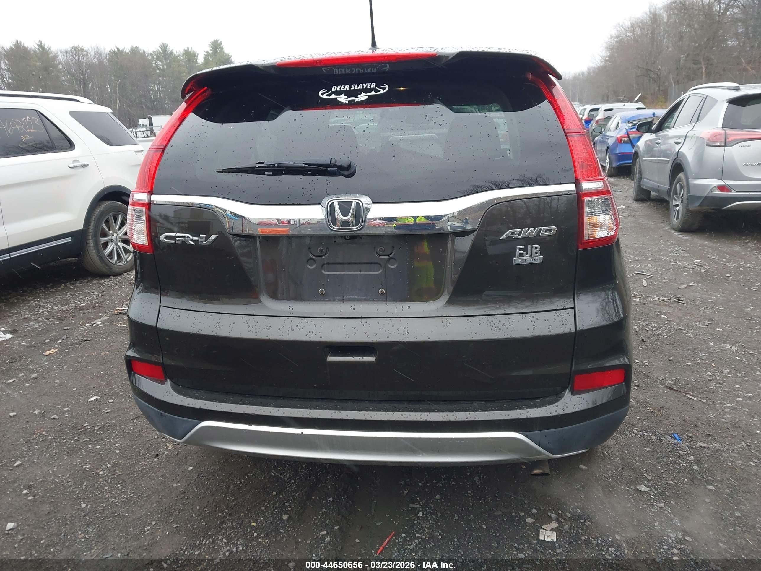 2015 Honda Cr-v Ex-l Brown vin: 2HKRM4H78FH609420
