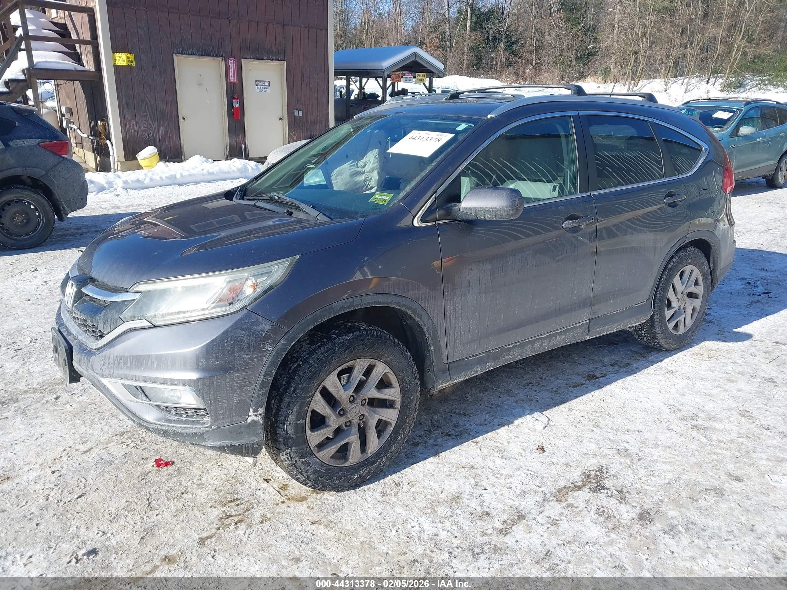 2015 Honda Cr-v Ex-l Серый vin: 2HKRM4H78FH611636