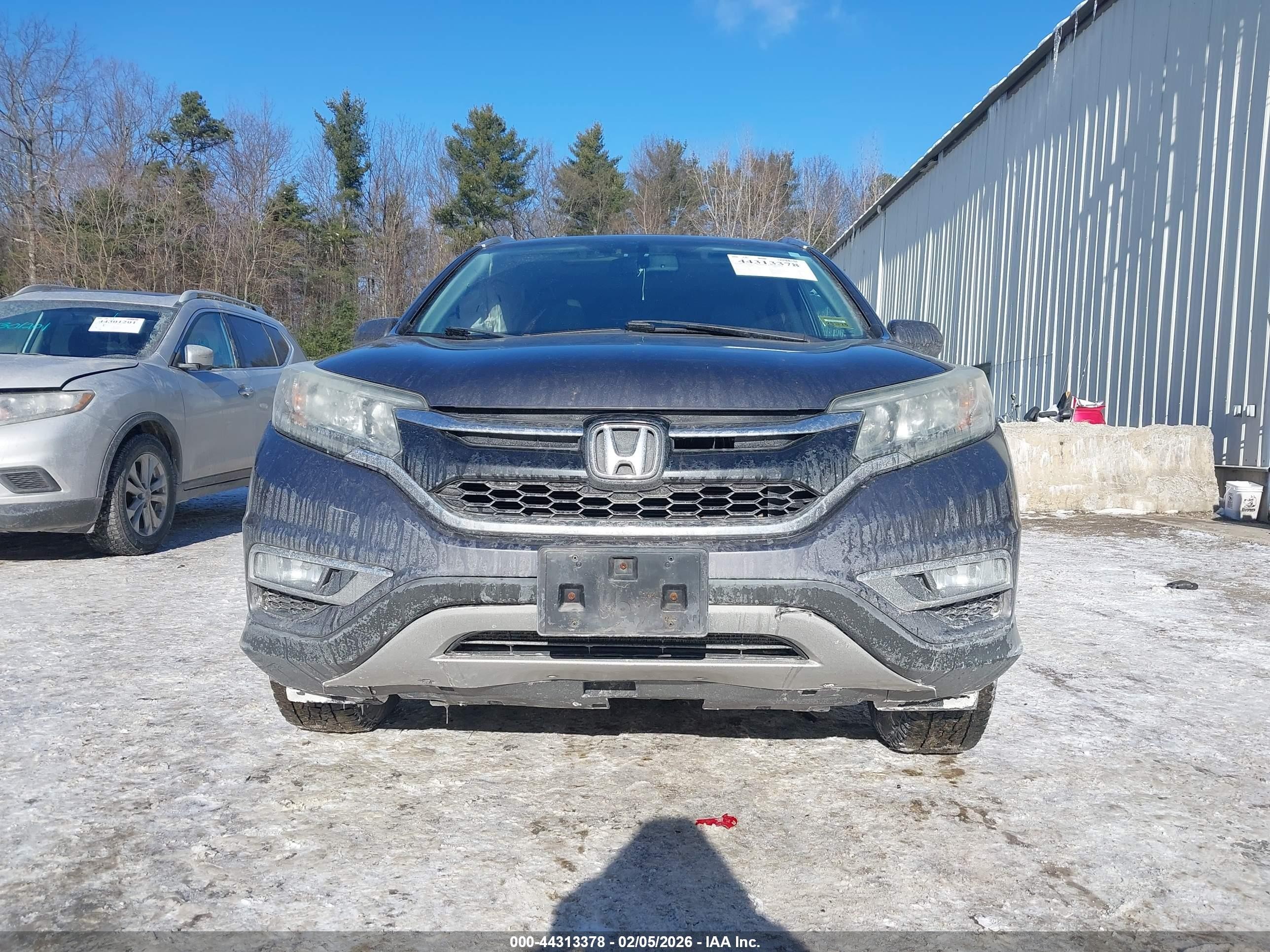 2015 Honda Cr-v Ex-l Серый vin: 2HKRM4H78FH611636