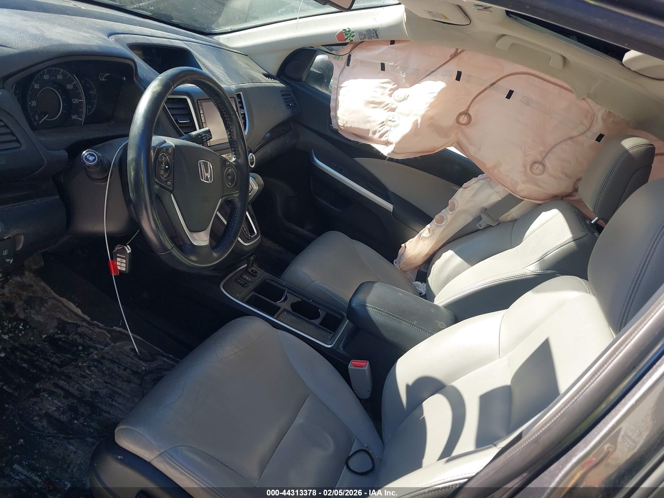2015 Honda Cr-v Ex-l Серый vin: 2HKRM4H78FH611636