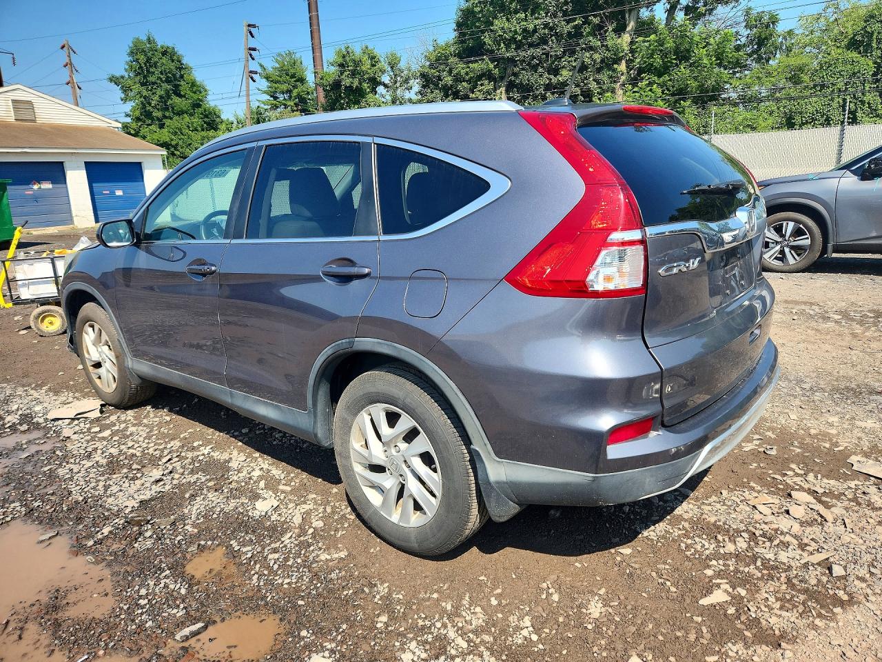 2015 Honda Cr-v Exl Gray vin: 2HKRM4H78FH615962