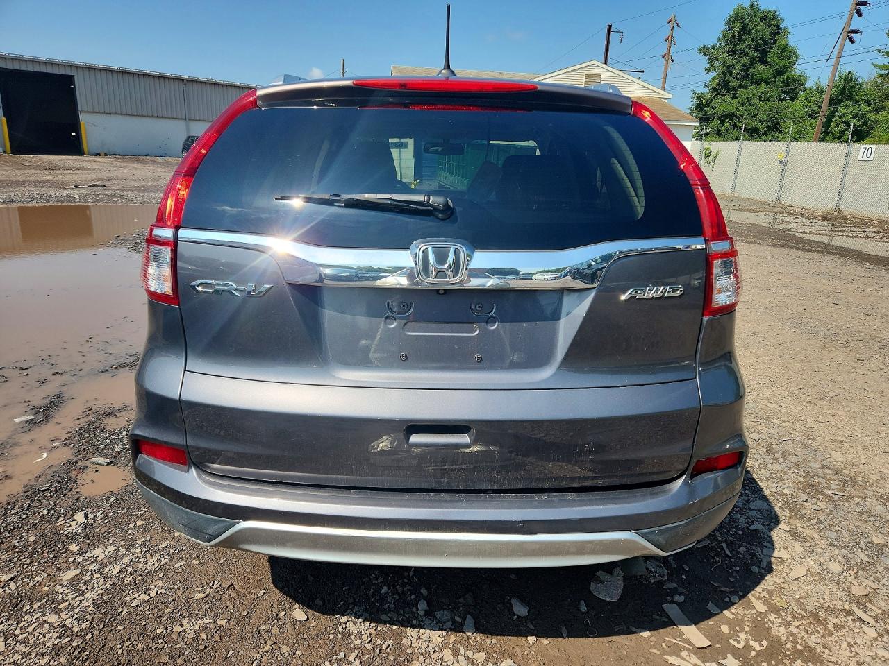 2015 Honda Cr-v Exl Gray vin: 2HKRM4H78FH615962