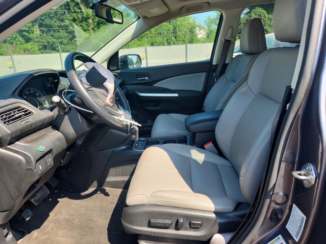 2015 Honda Cr-v Exl Gray vin: 2HKRM4H78FH615962