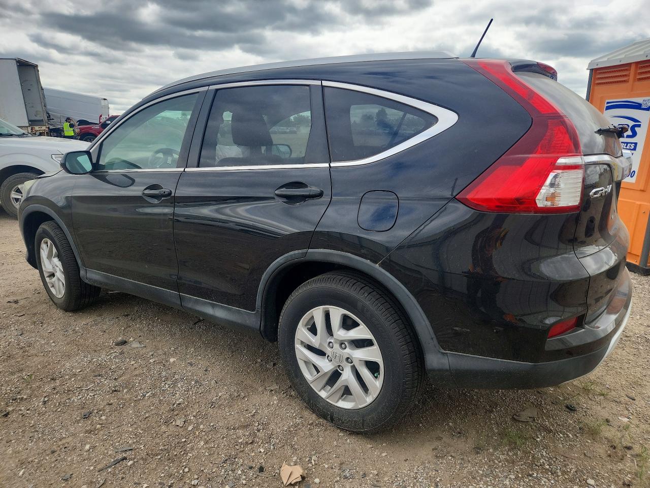 2015 Honda Cr-v Exl Black vin: 2HKRM4H78FH621535