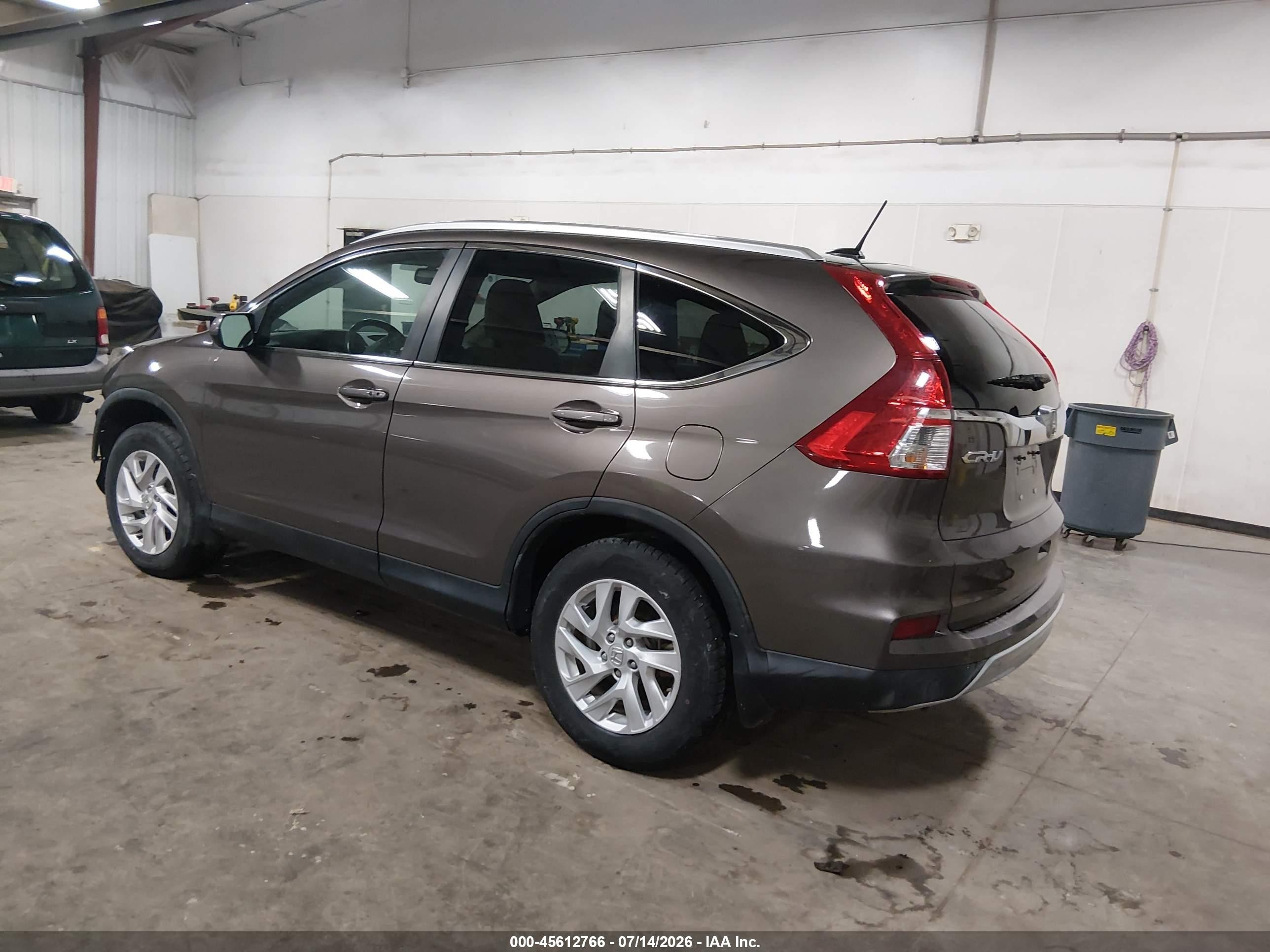2015 Honda Cr-v Ex-l Серый vin: 2HKRM4H78FH627710