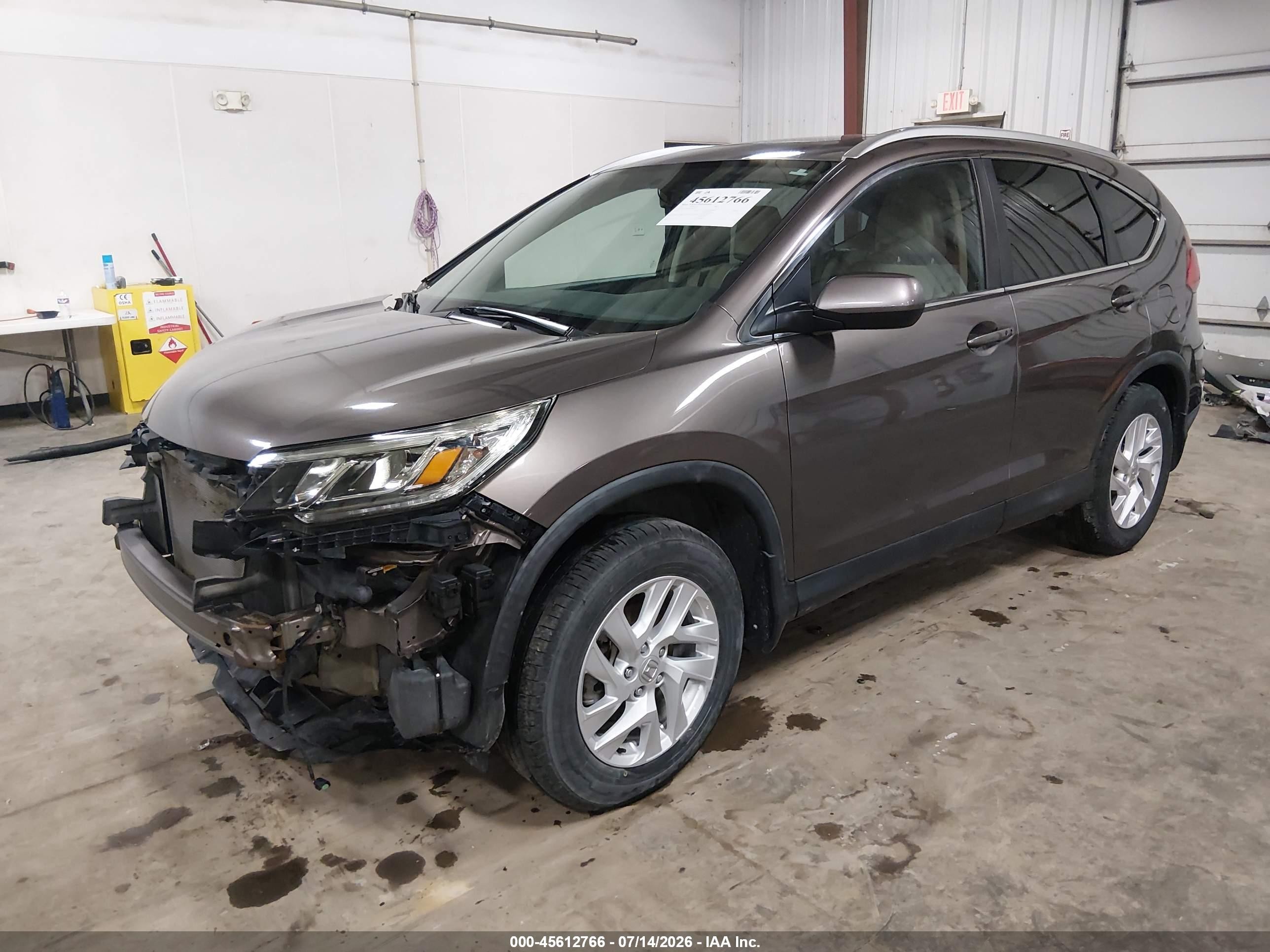 2015 Honda Cr-v Ex-l Серый vin: 2HKRM4H78FH627710