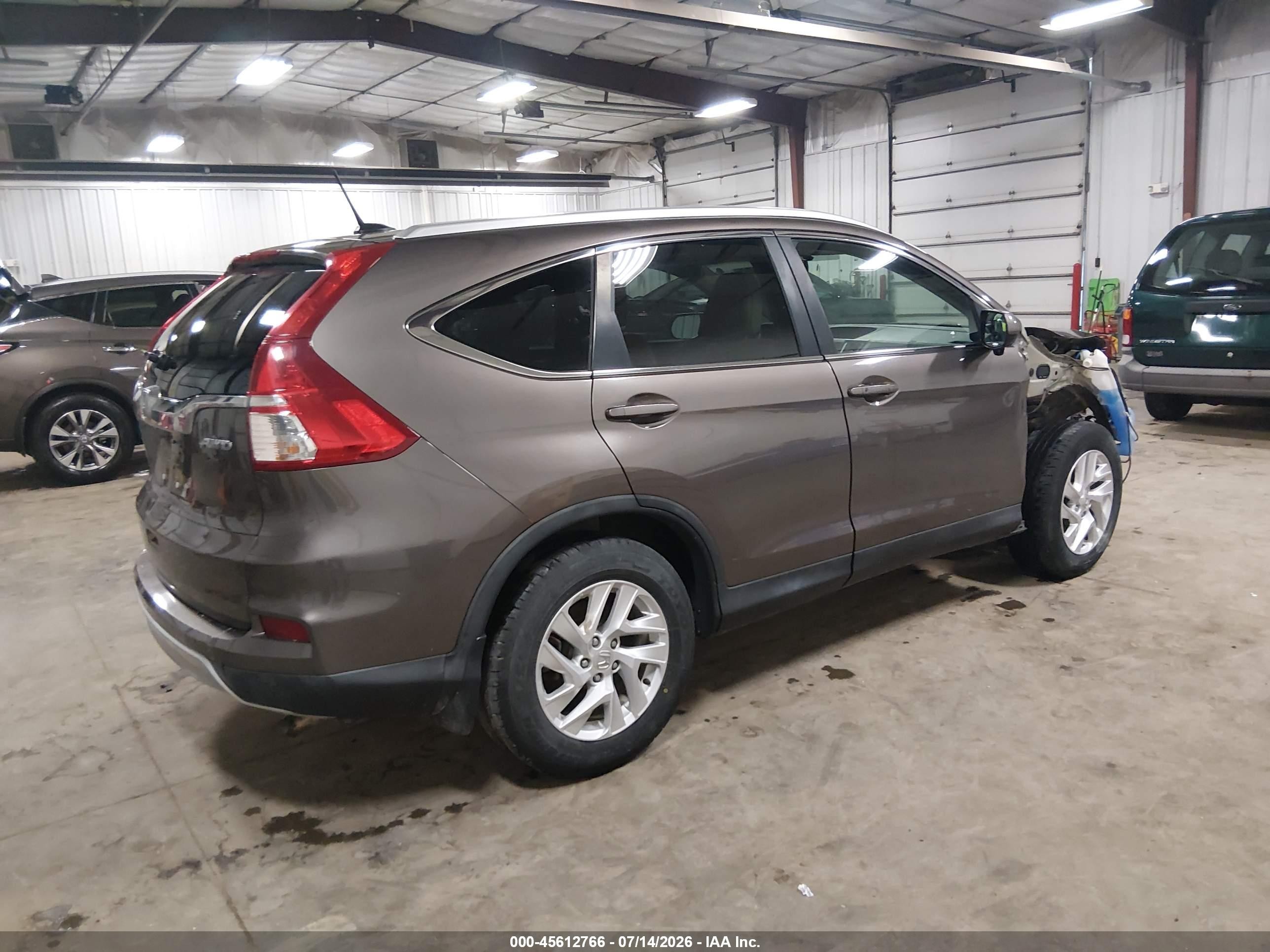 2015 Honda Cr-v Ex-l Серый vin: 2HKRM4H78FH627710
