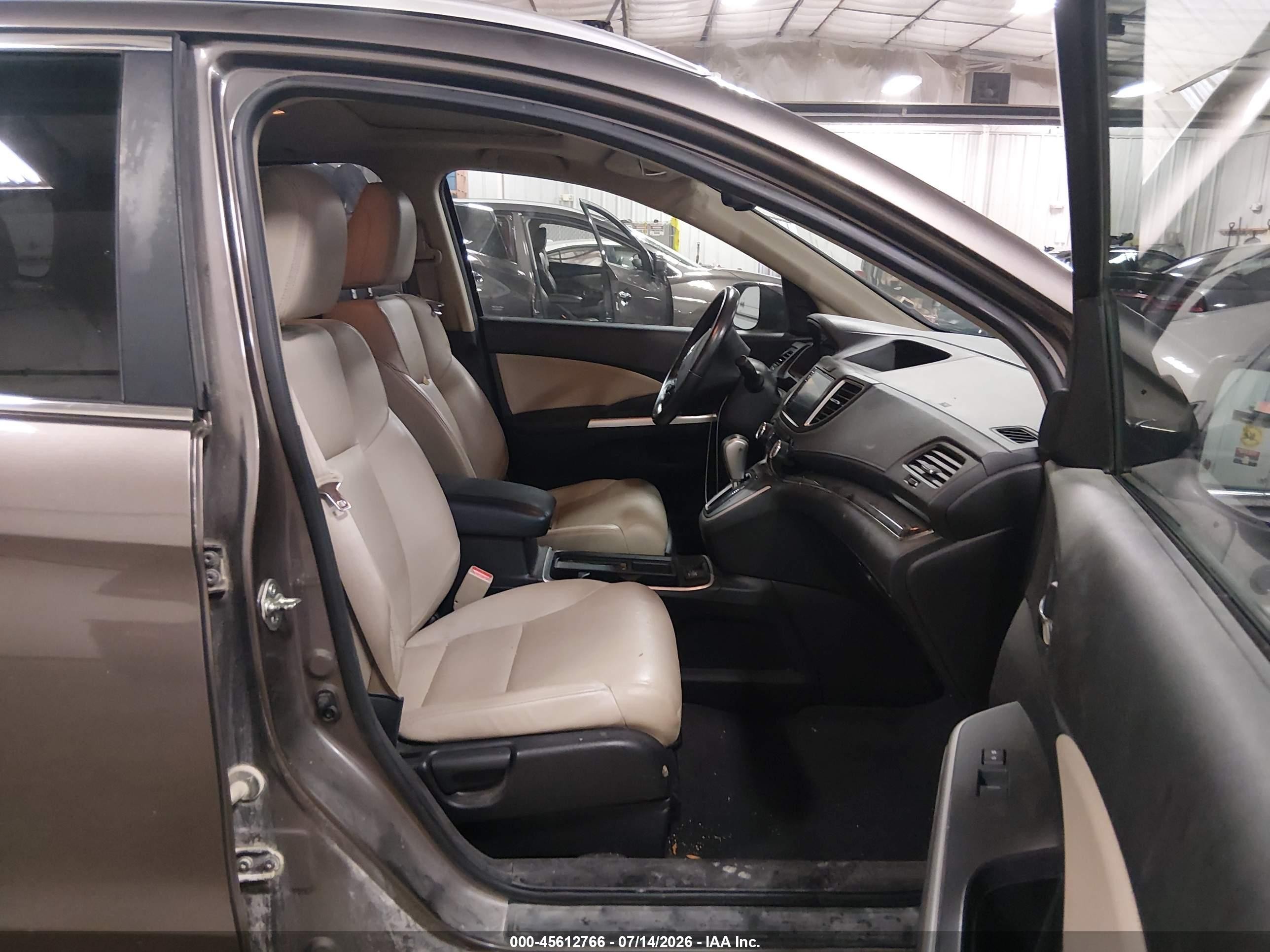 2015 Honda Cr-v Ex-l Серый vin: 2HKRM4H78FH627710