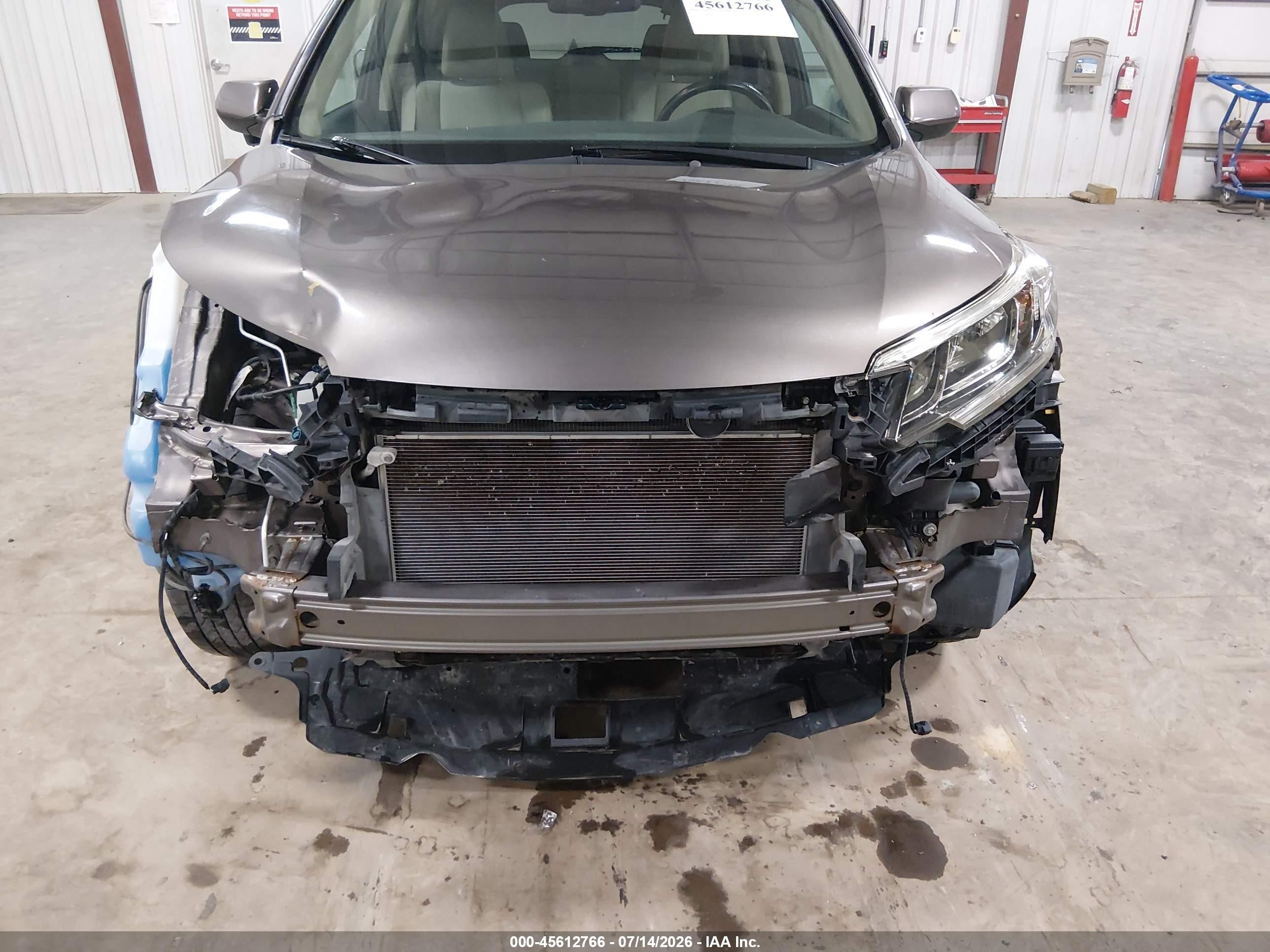 2015 Honda Cr-v Ex-l Серый vin: 2HKRM4H78FH627710