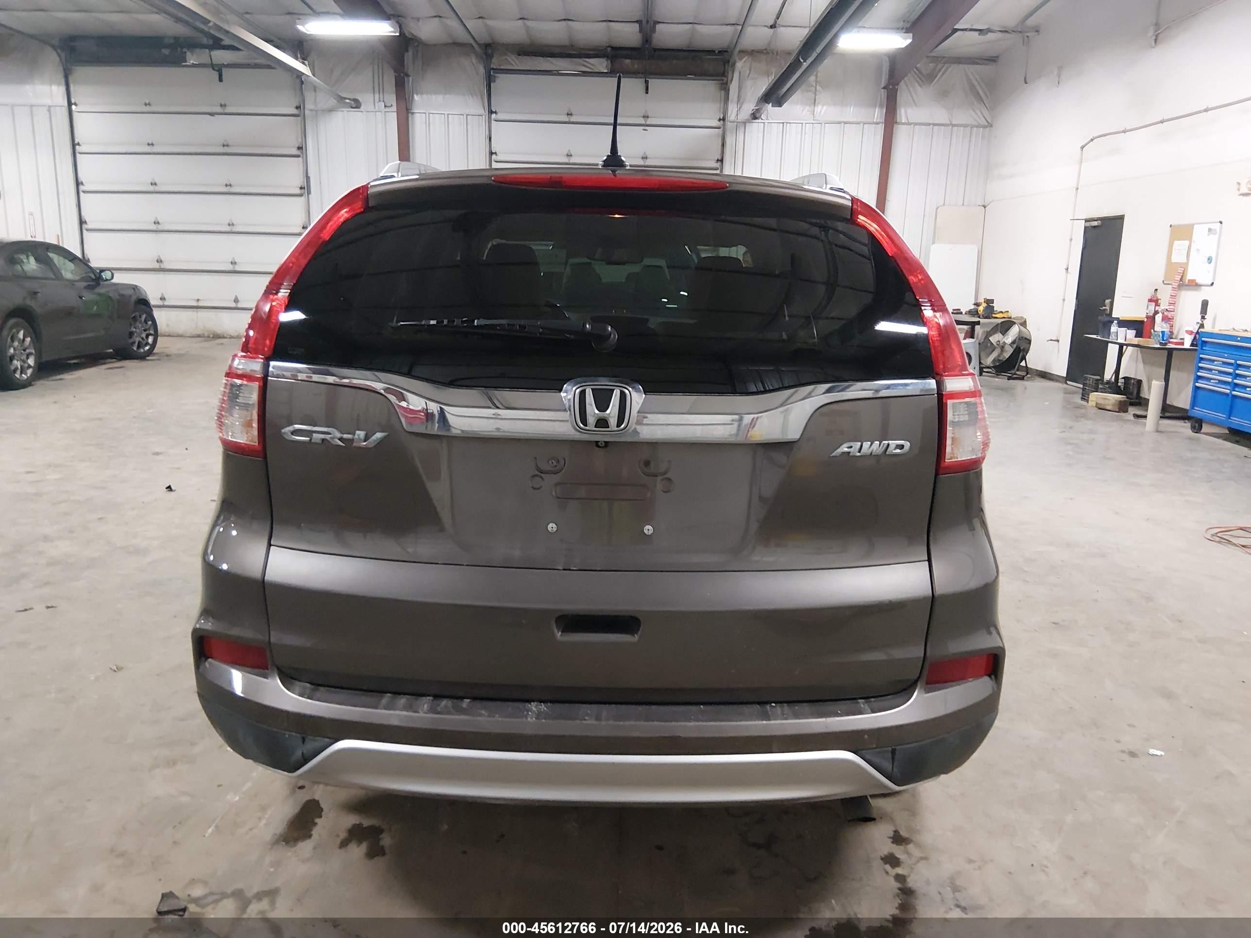 2015 Honda Cr-v Ex-l Серый vin: 2HKRM4H78FH627710