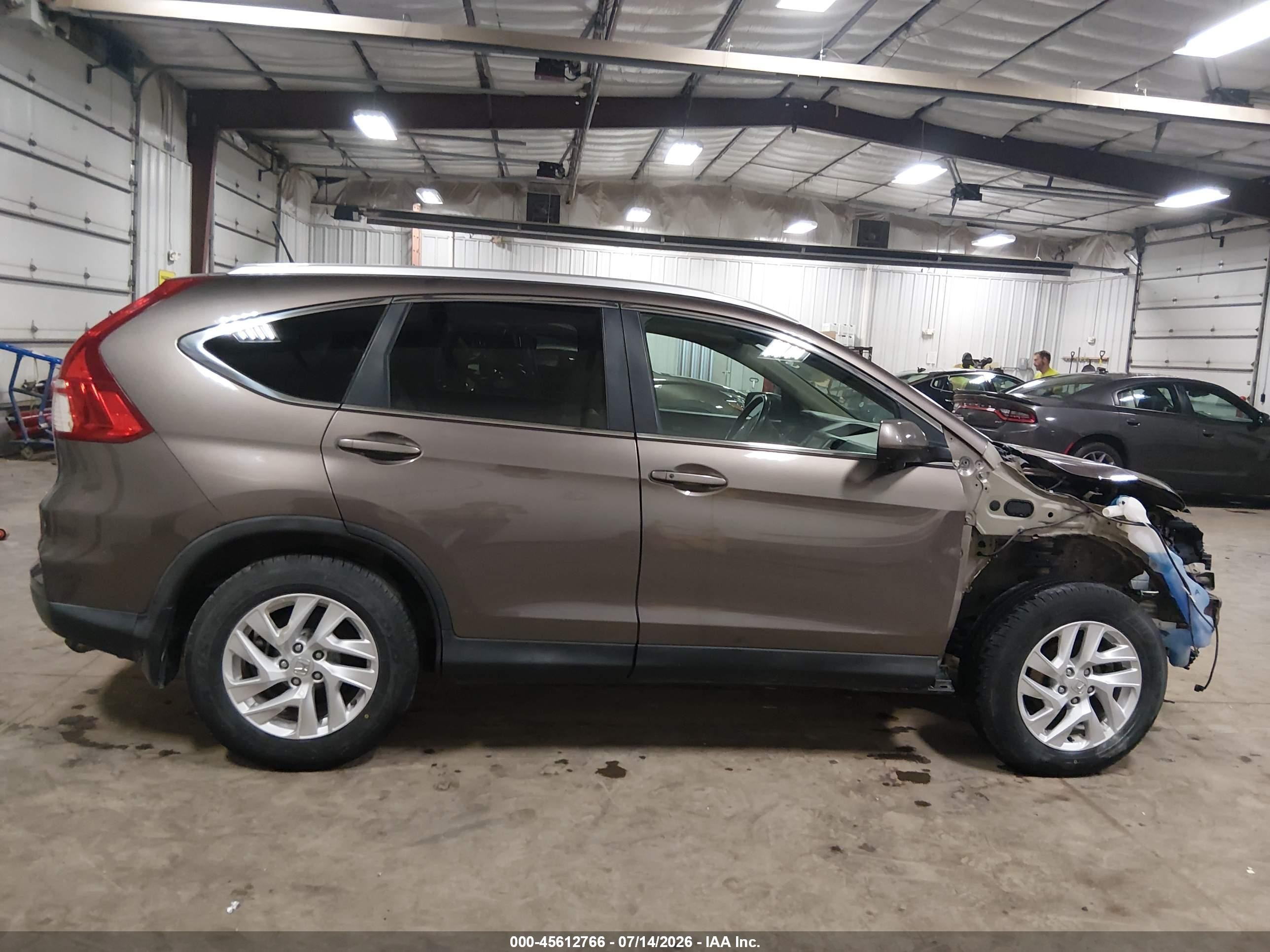 2015 Honda Cr-v Ex-l Серый vin: 2HKRM4H78FH627710