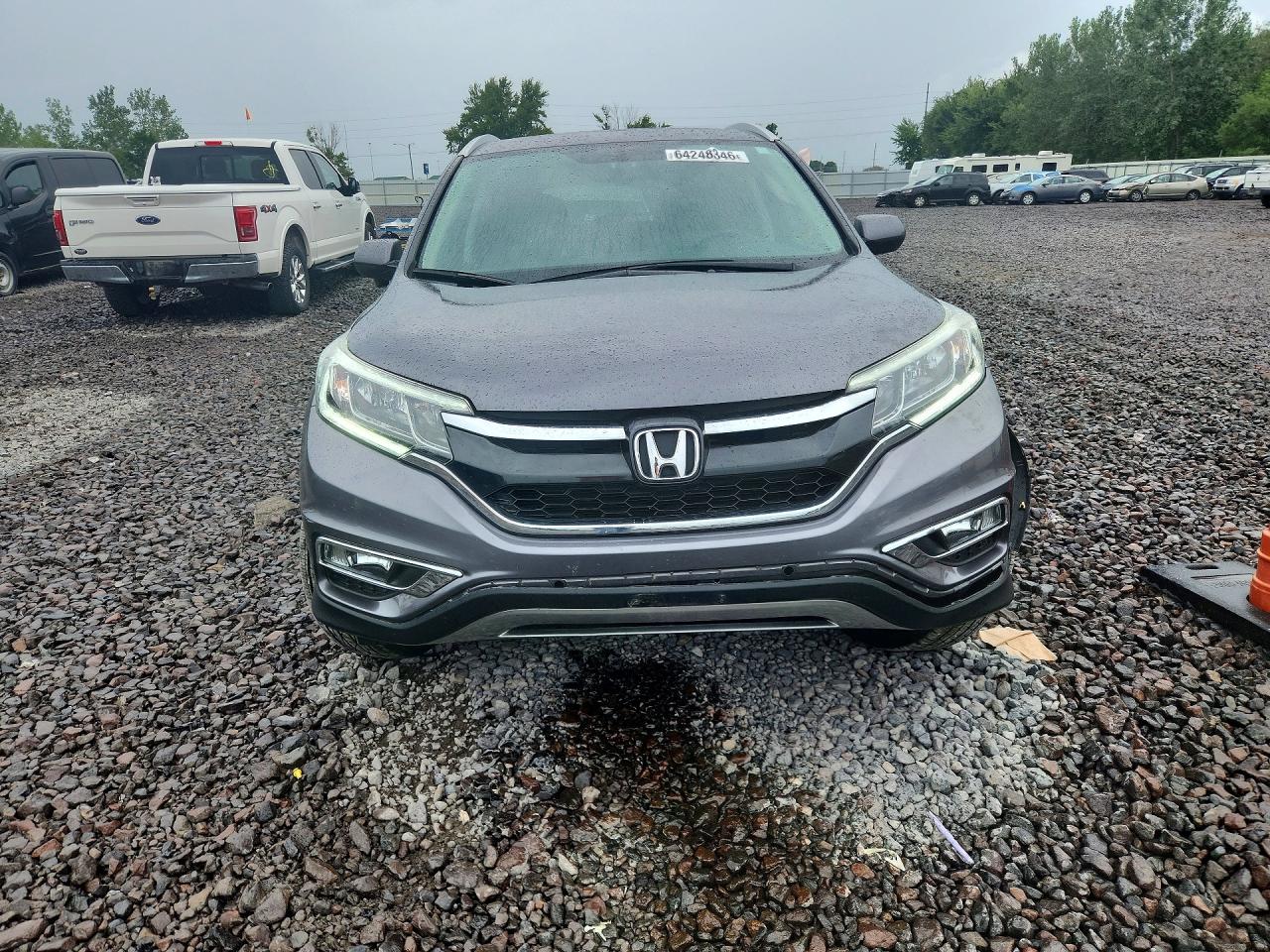 2015 Honda Cr-v Exl Gray vin: 2HKRM4H78FH654552