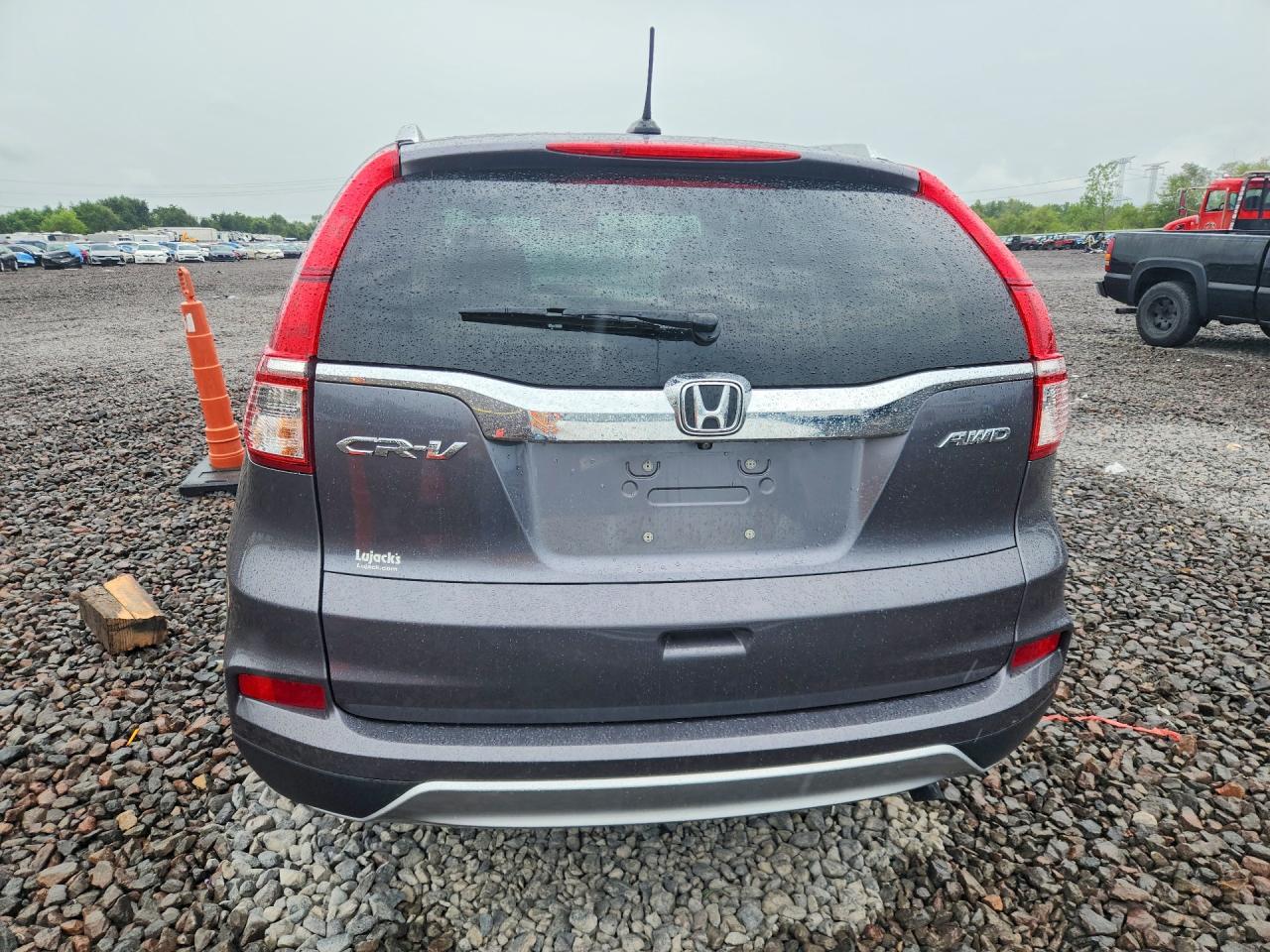 2015 Honda Cr-v Exl Gray vin: 2HKRM4H78FH654552