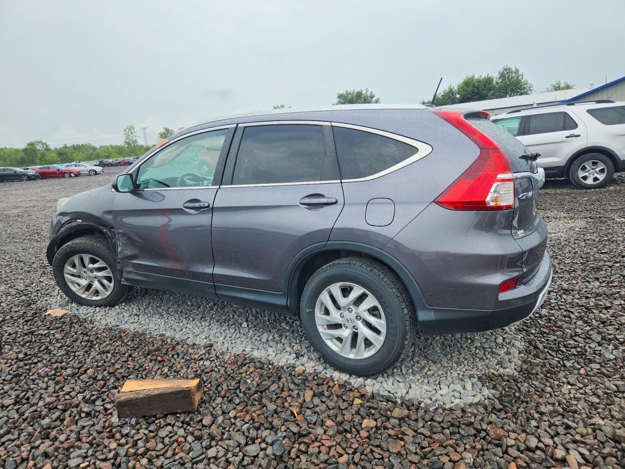 2015 Honda Cr-v Exl Gray vin: 2HKRM4H78FH654552