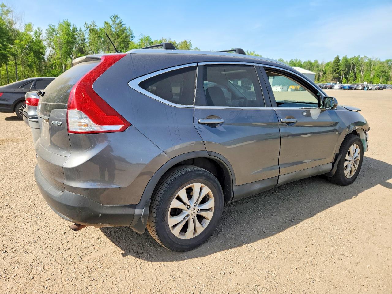 2012 Honda Cr-v Exl Gray vin: 2HKRM4H79CH112503