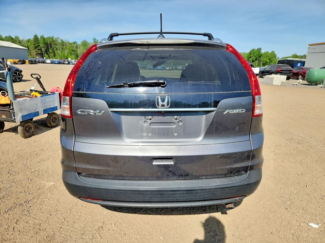 2012 Honda Cr-v Exl Gray vin: 2HKRM4H79CH112503