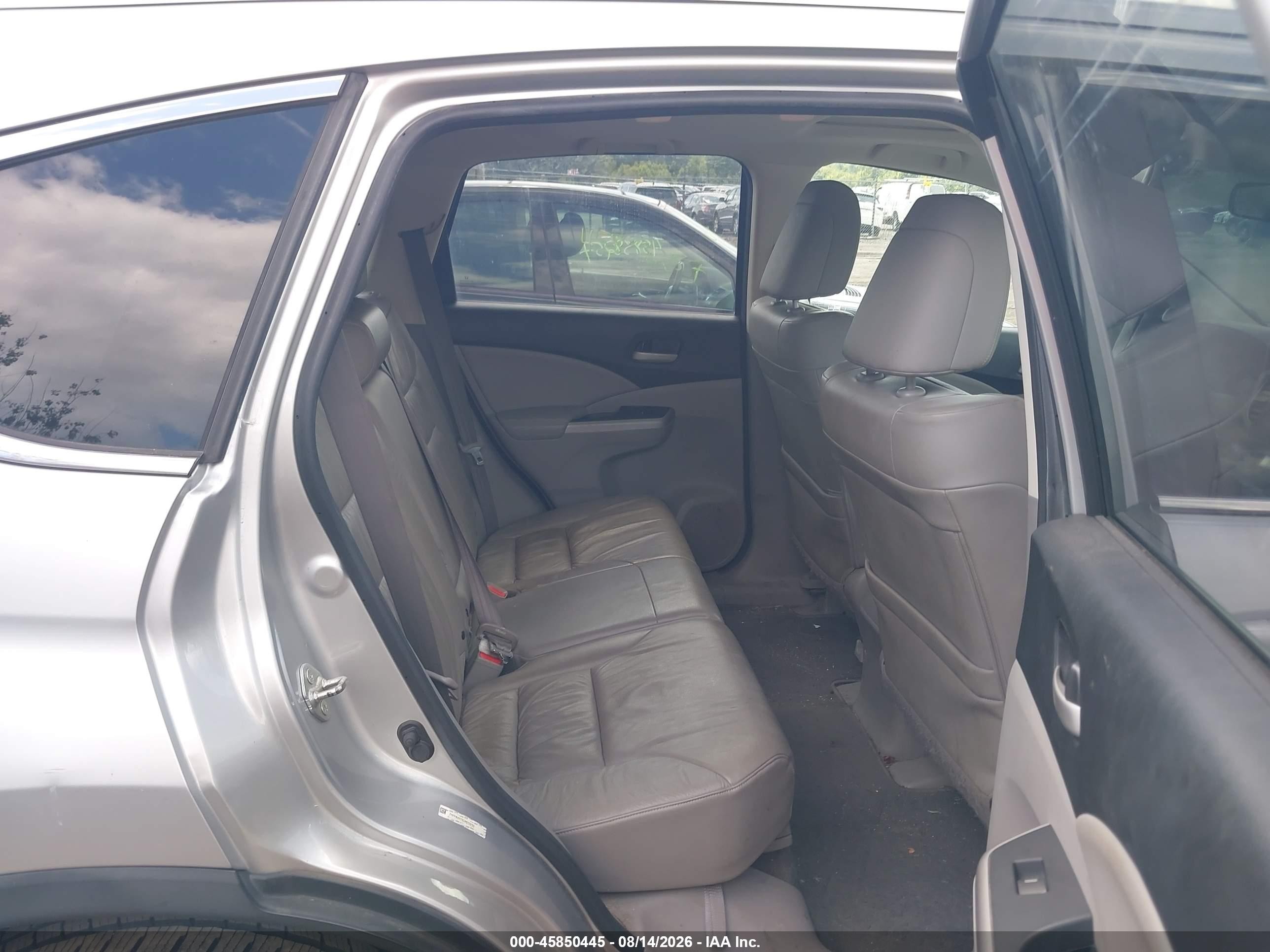2012 Honda Cr-v Ex-l Silver vin: 2HKRM4H79CH602830