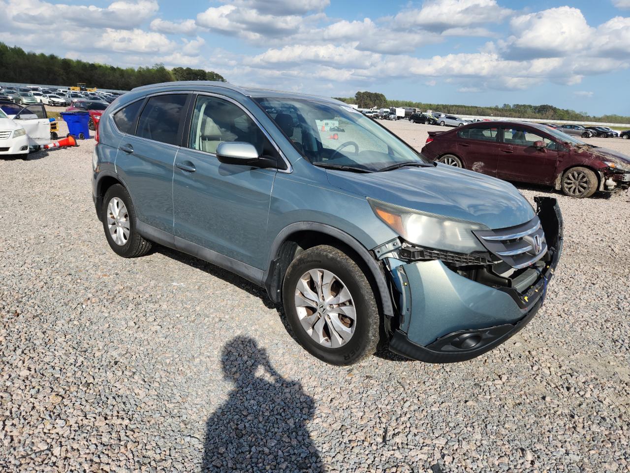 2012 Honda Cr-v Exl Green vin: 2HKRM4H79CH603895