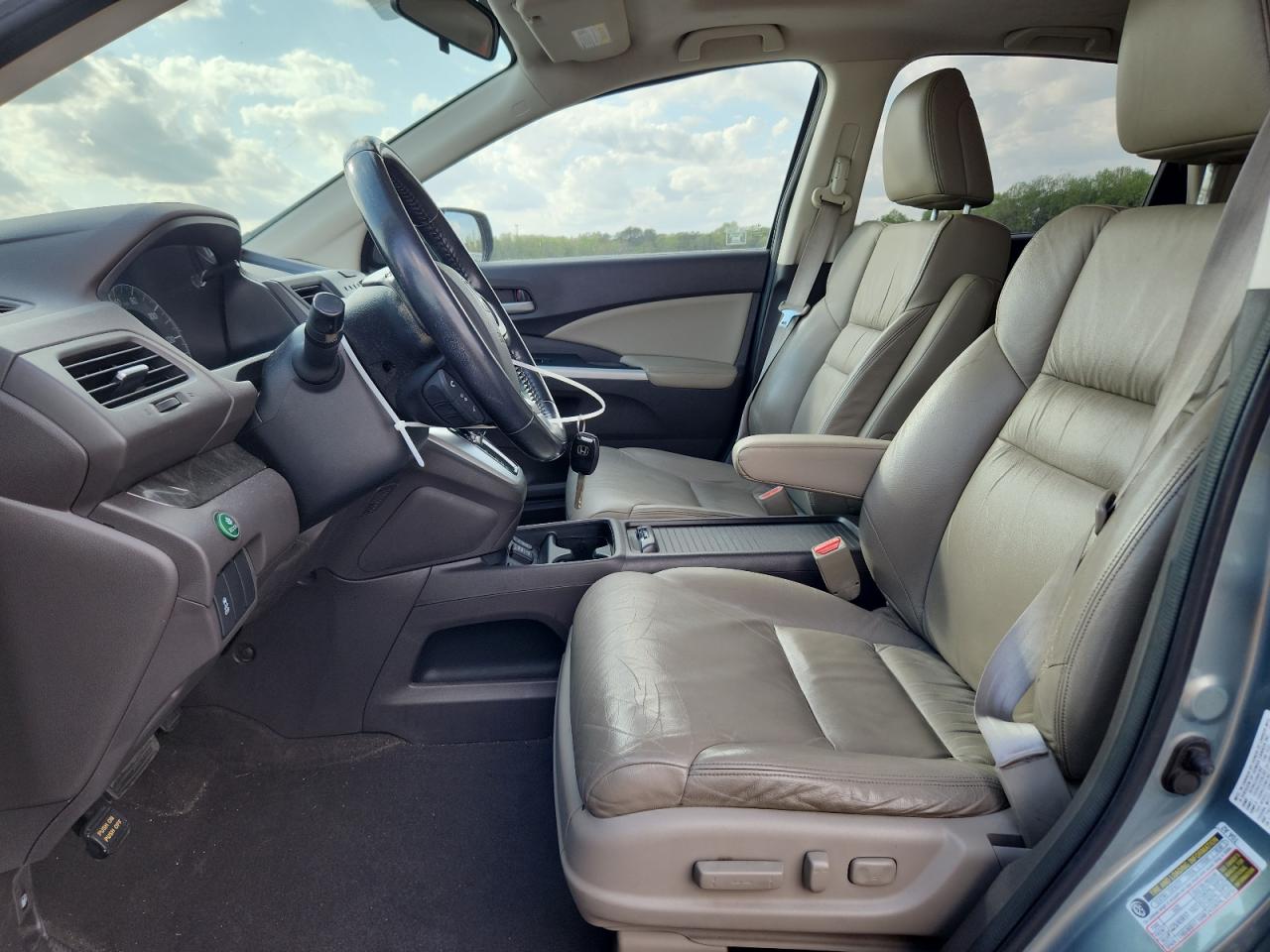 2012 Honda Cr-v Exl Green vin: 2HKRM4H79CH603895