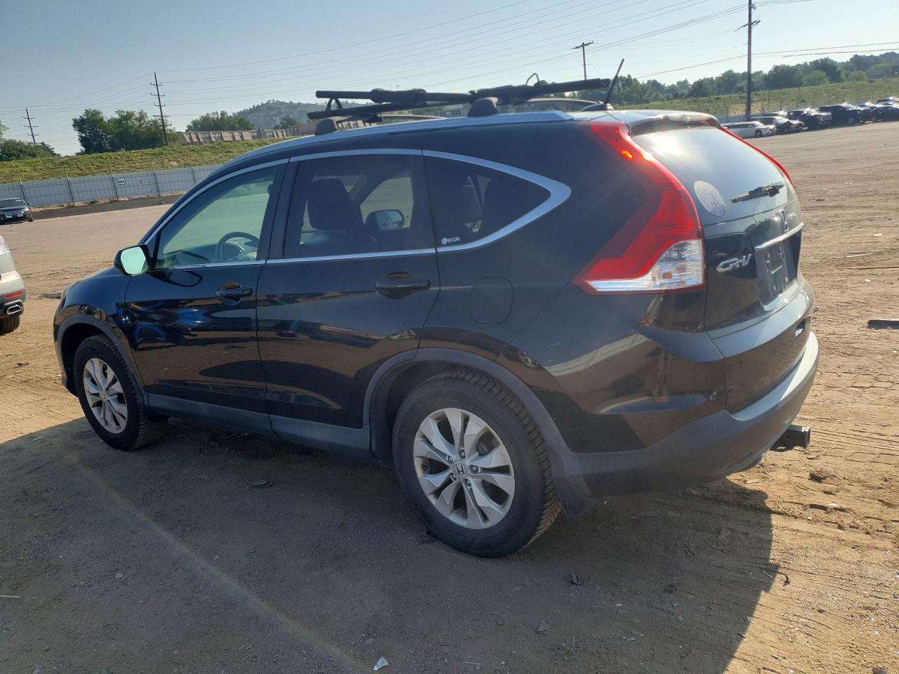 2012 Honda Cr-v Exl Black vin: 2HKRM4H79CH613651