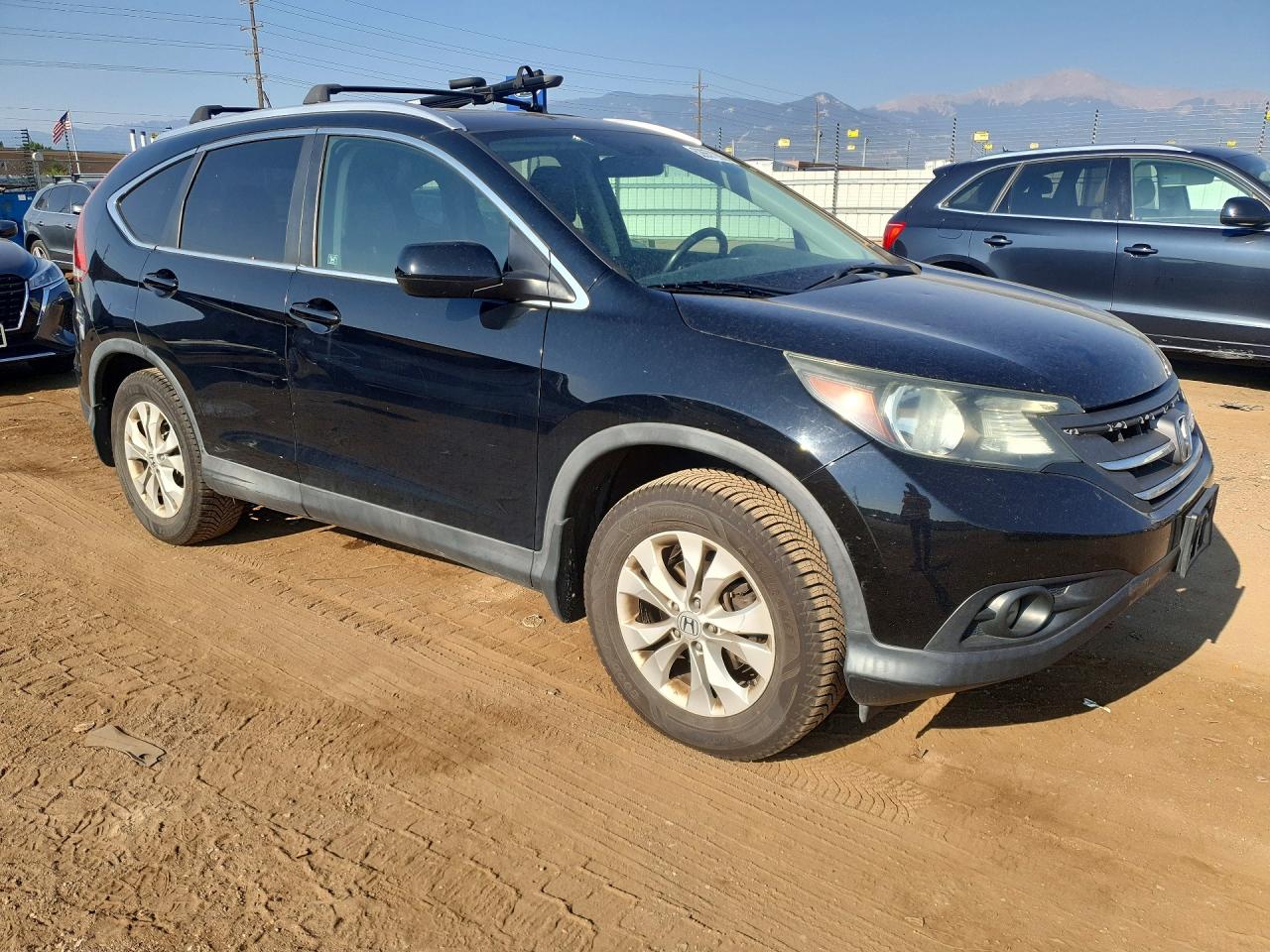 2012 Honda Cr-v Exl Black vin: 2HKRM4H79CH613651