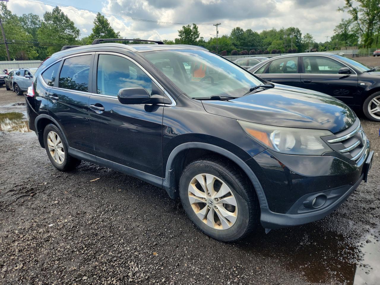 2013 Honda Cr-v Exl Черный vin: 2HKRM4H79DH603414